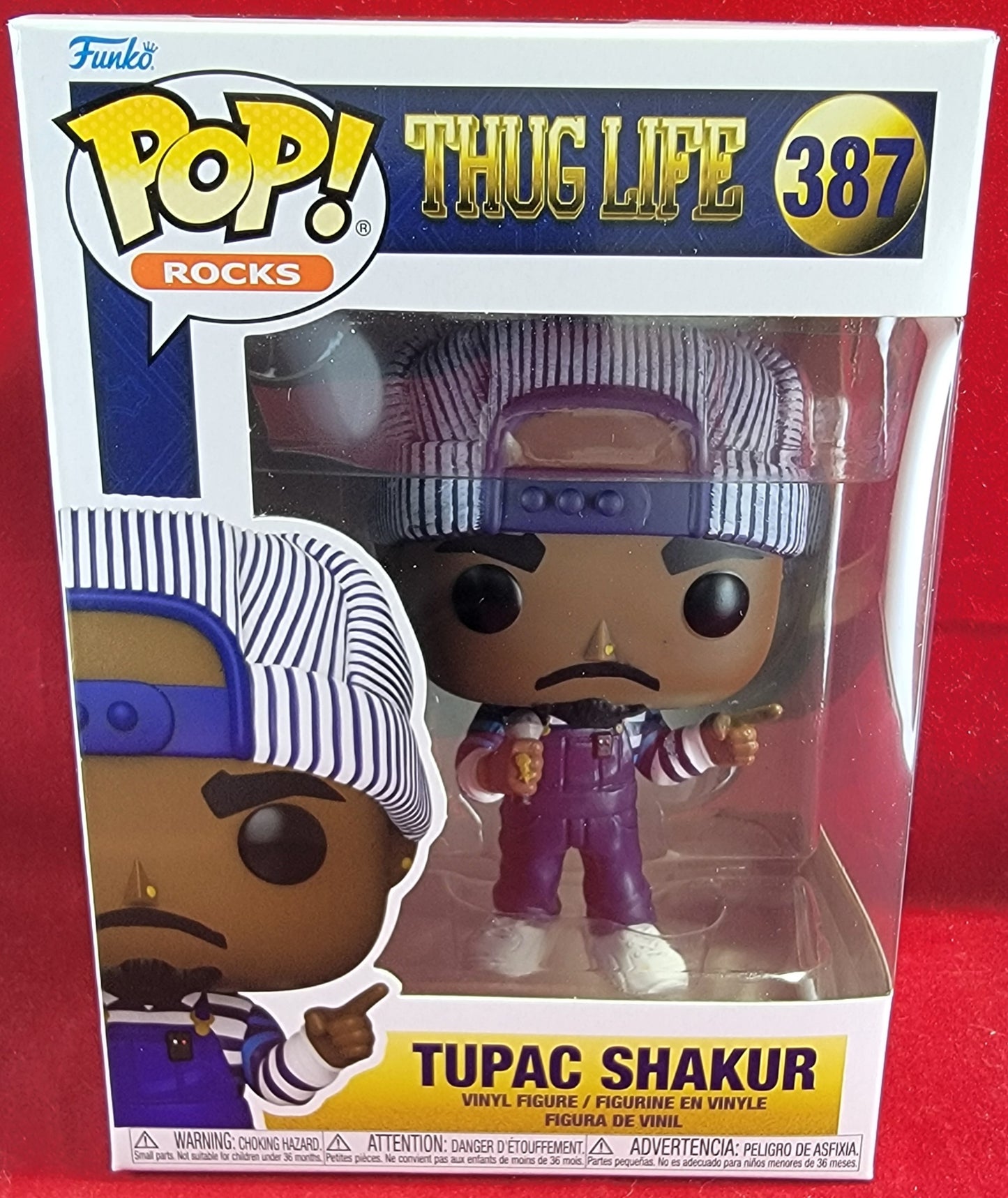 Tupac shakur funko # 387 (nib)
With pop protector