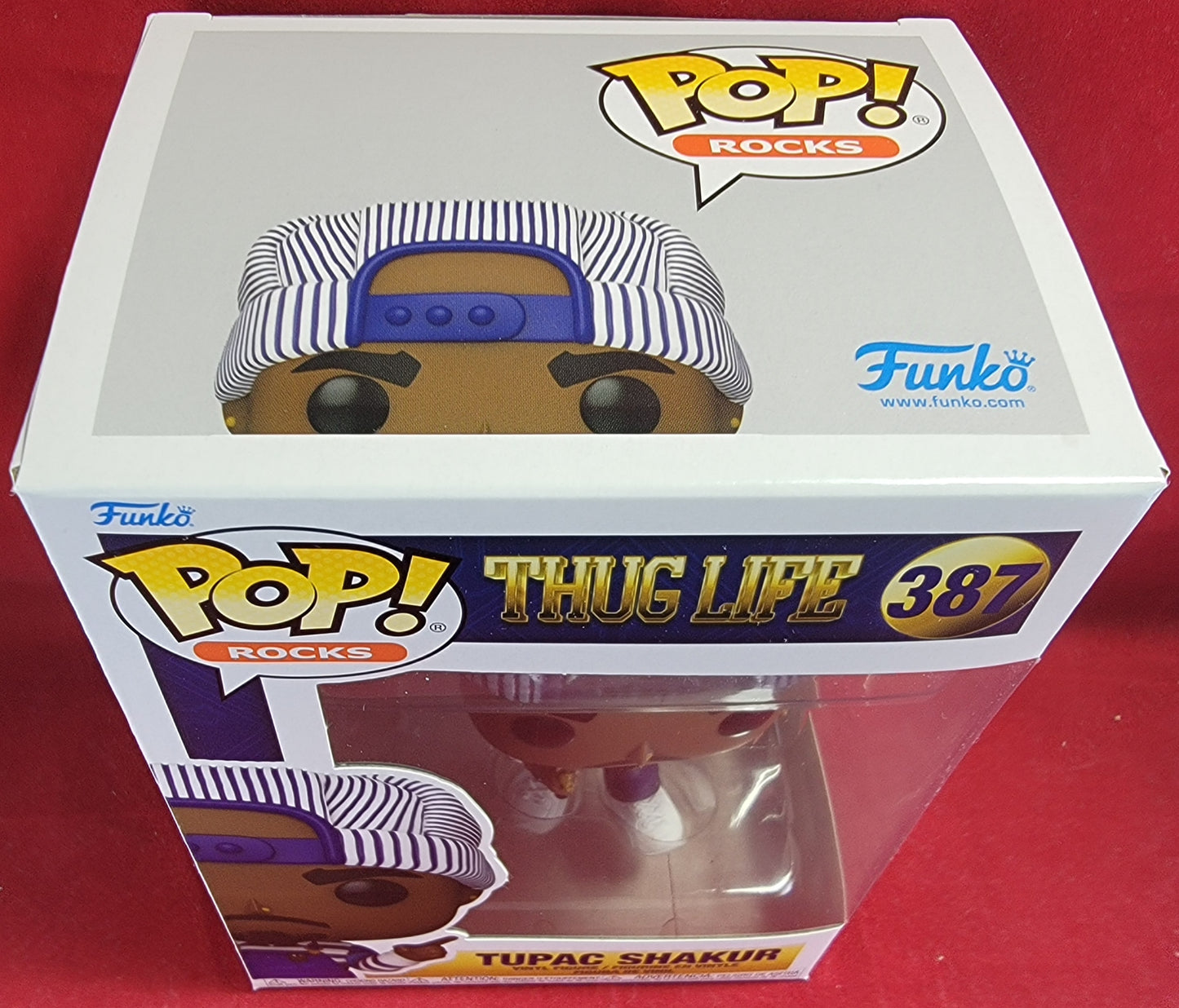 Tupac shakur funko # 387 (nib)
With pop protector