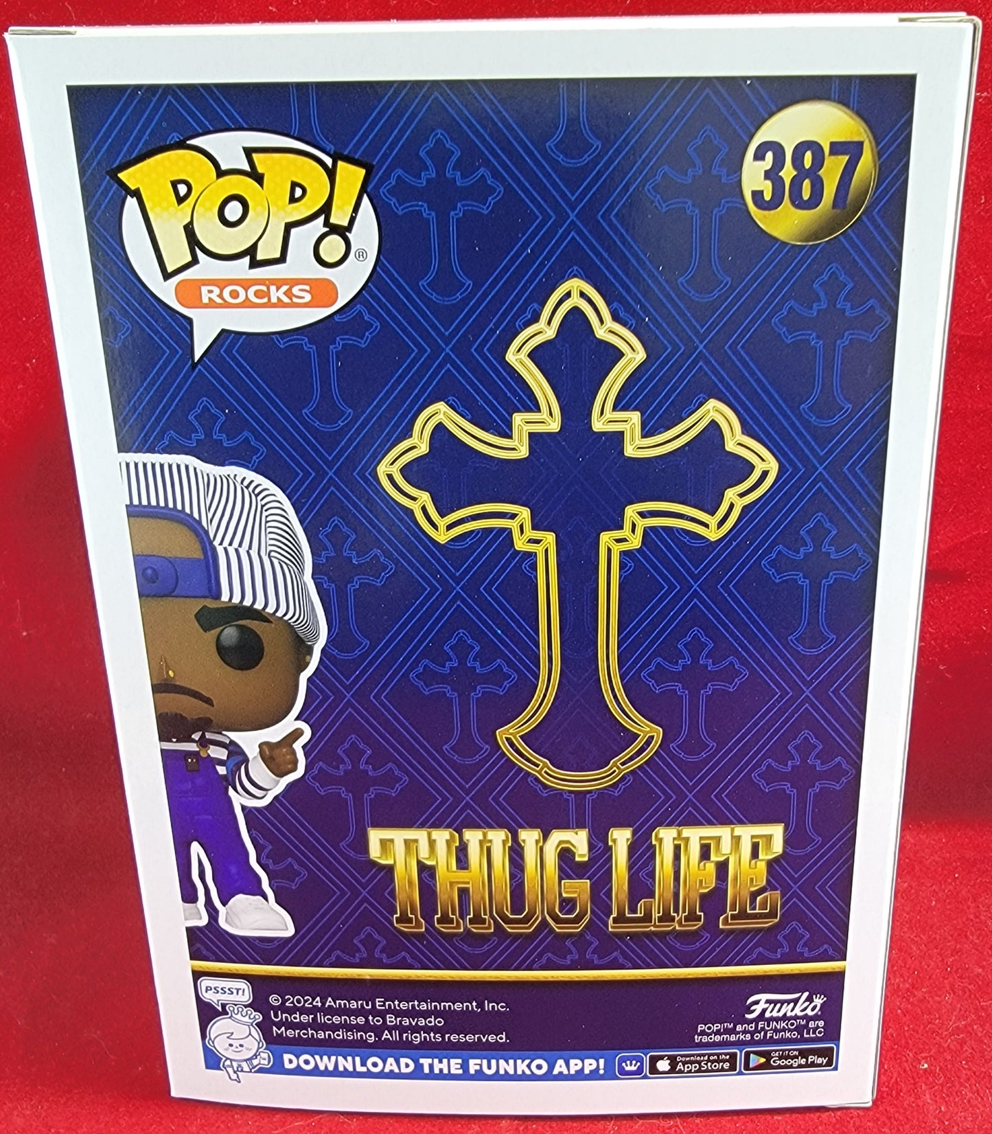 Tupac shakur funko # 387 (nib)
With pop protector