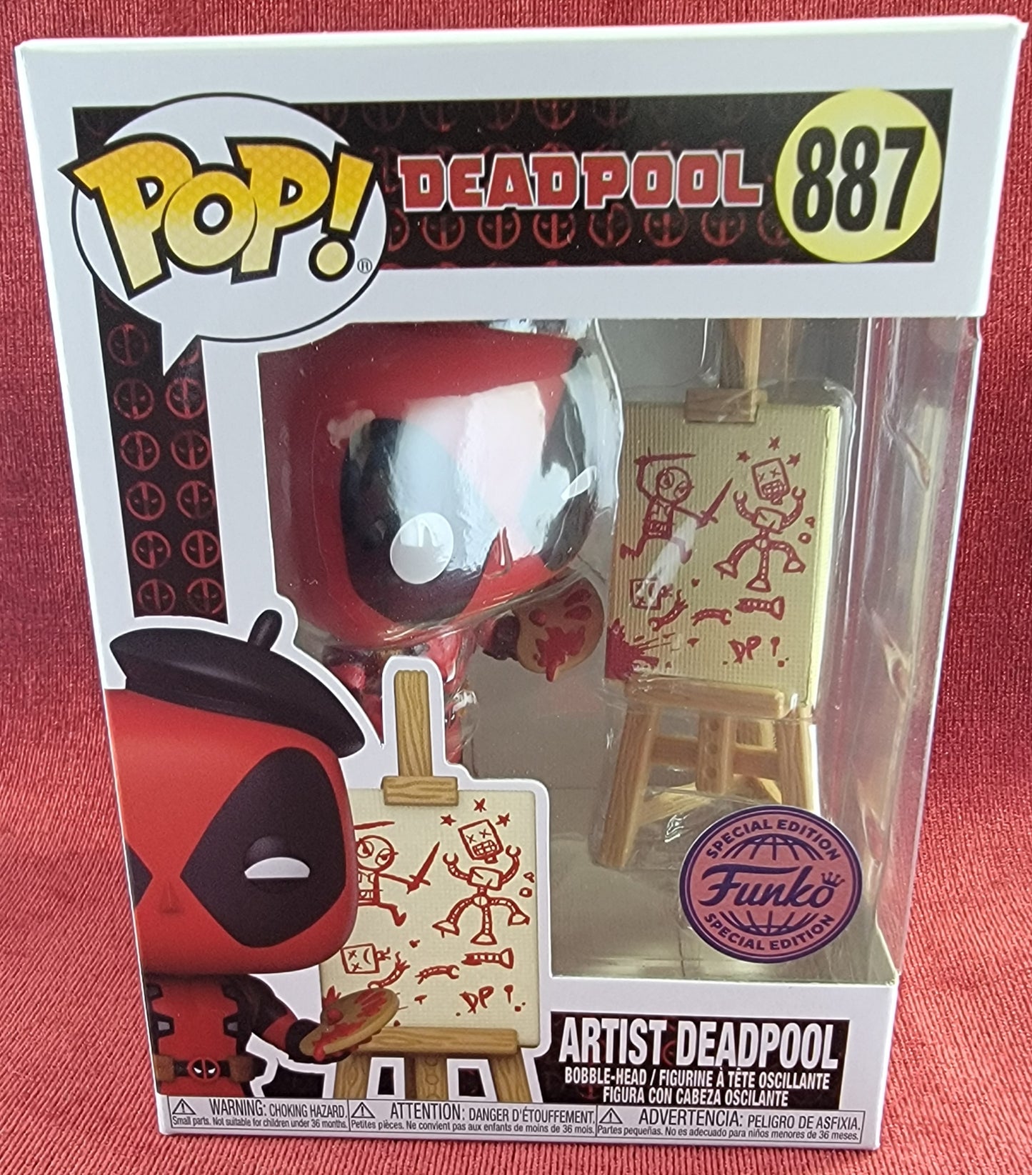 Artist deadpool gamestop exclusive funko 887 (nib)