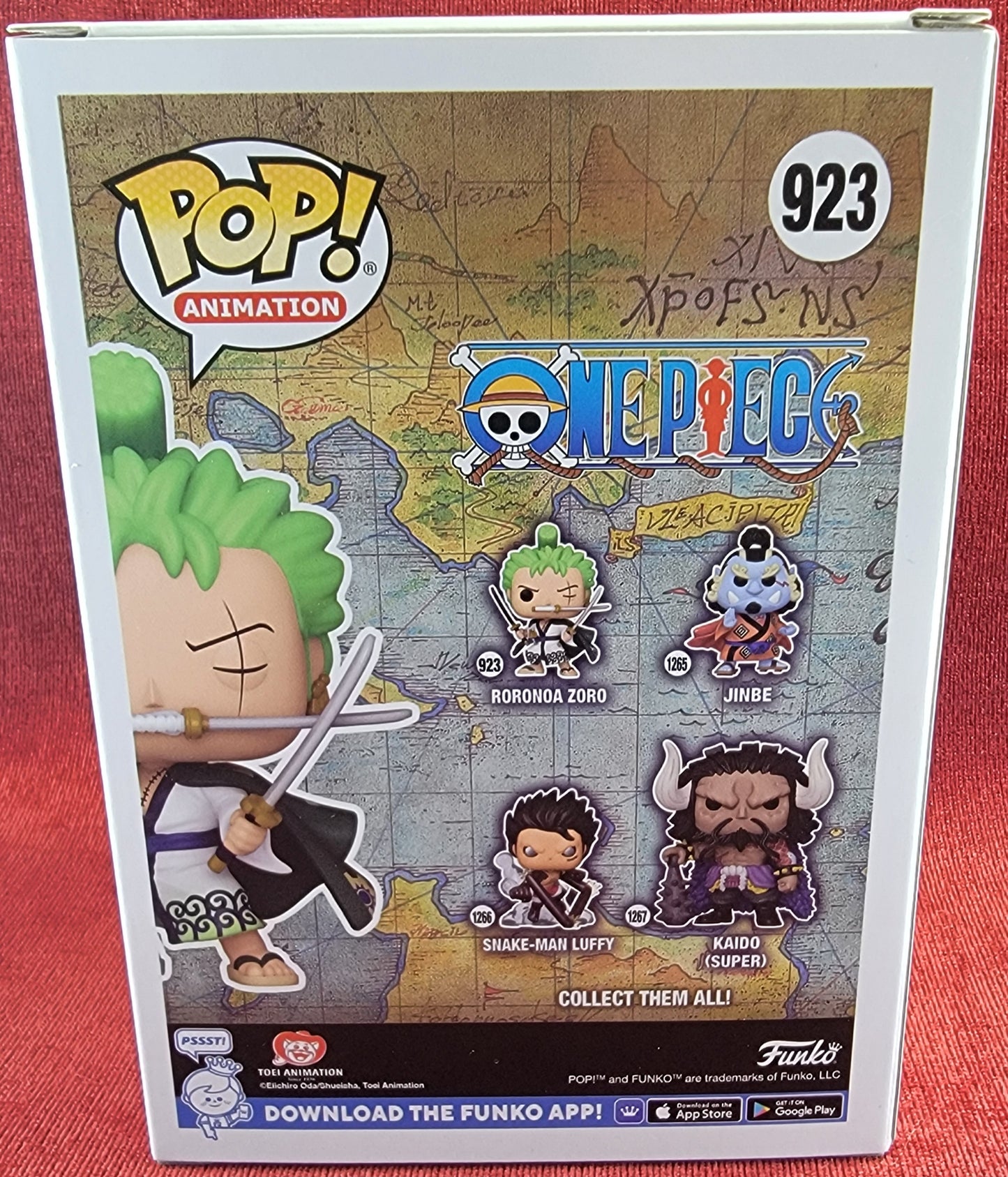 Roronoa Zoro funko # 923 (nib)
With pop protector