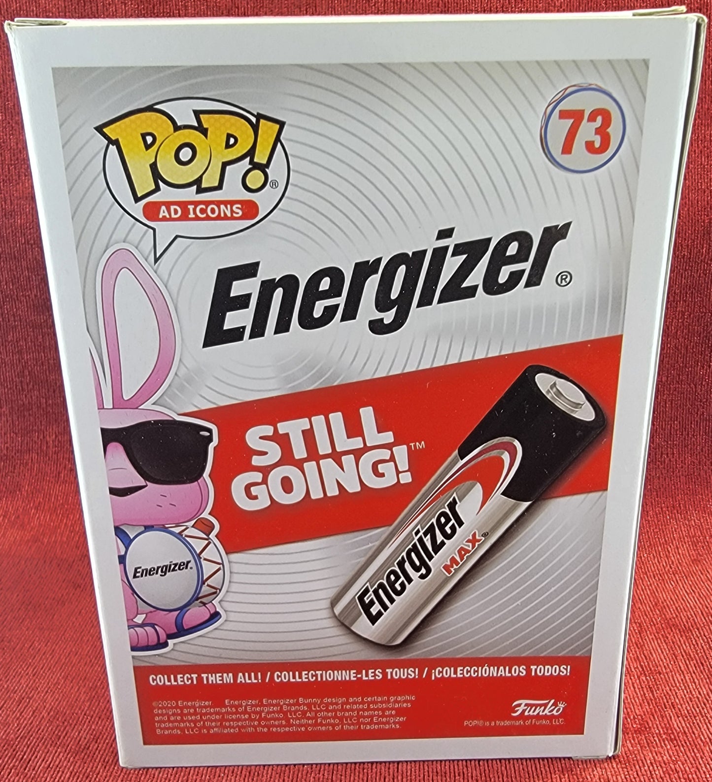 Energizer bunny target exclusive funko # 73 (nib)
With pop protector
