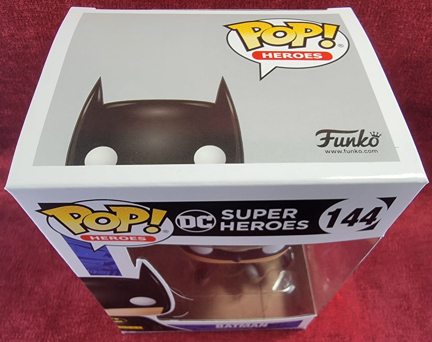 Batman funko # 144 (nib)
With pop protector
