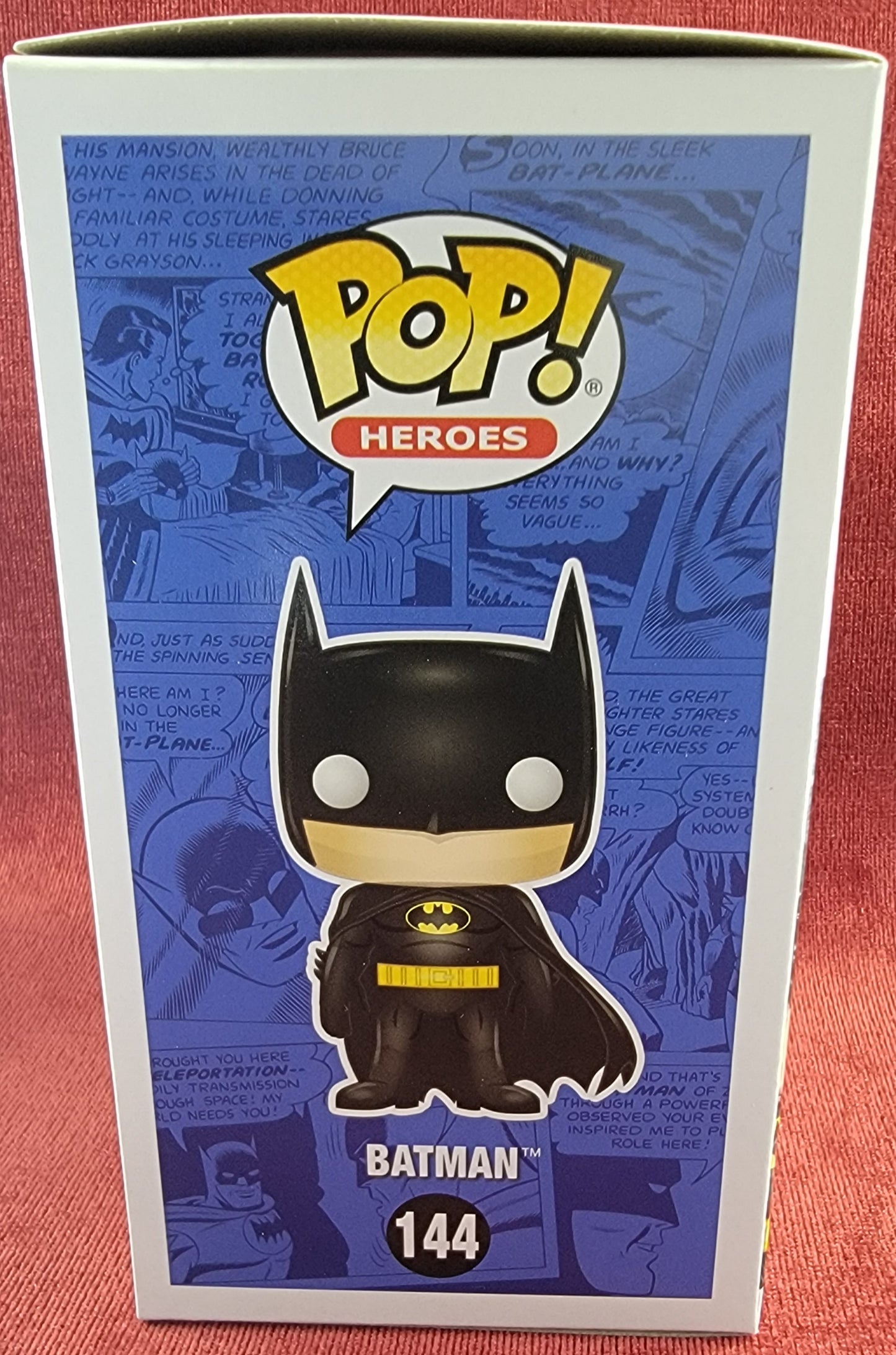 Batman funko # 144 (nib)
With pop protector