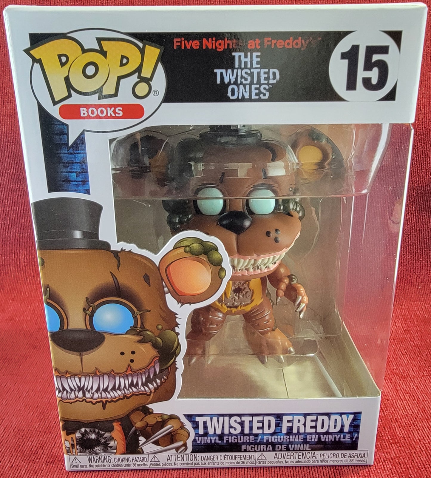 Twisted freddy funko # 15 (nib)
With pop protector