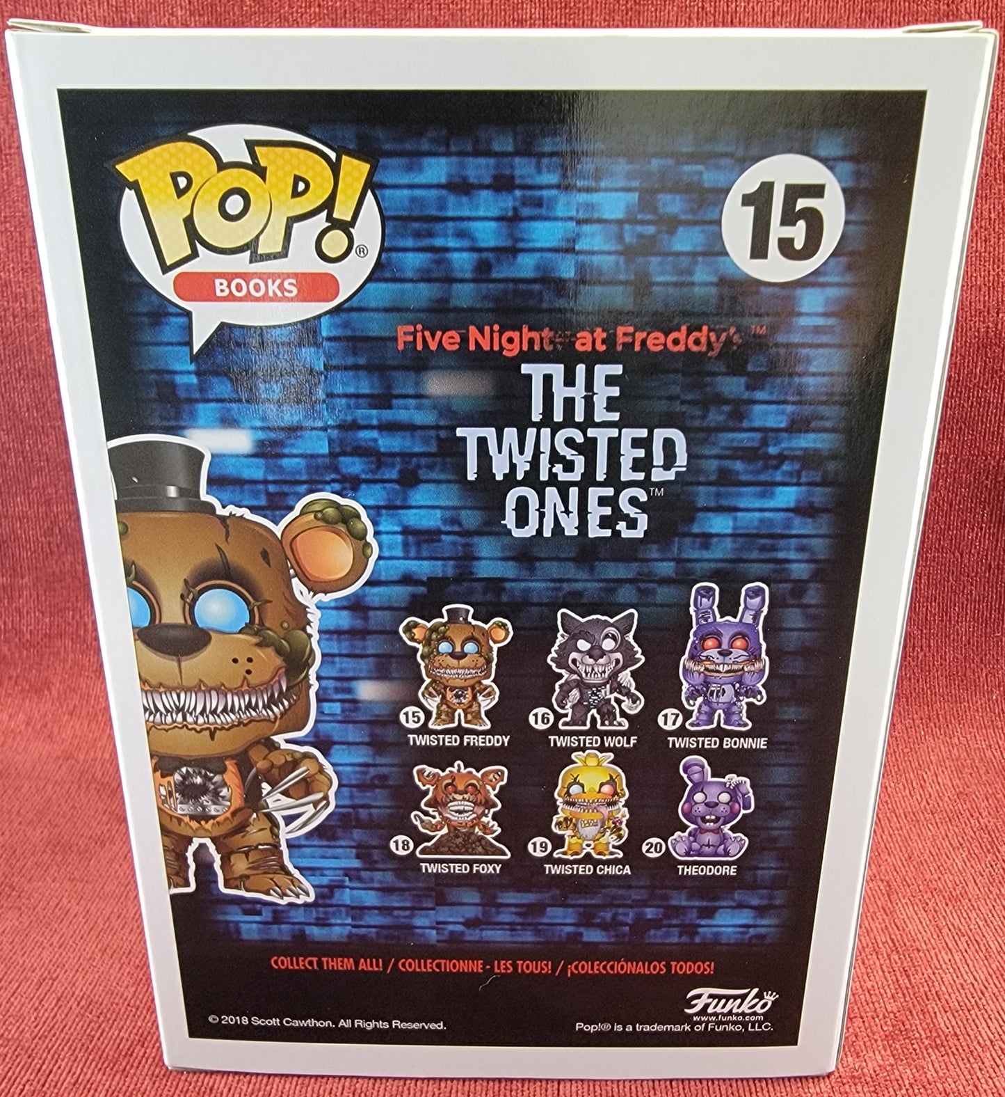 Twisted freddy funko # 15 (nib)
With pop protector