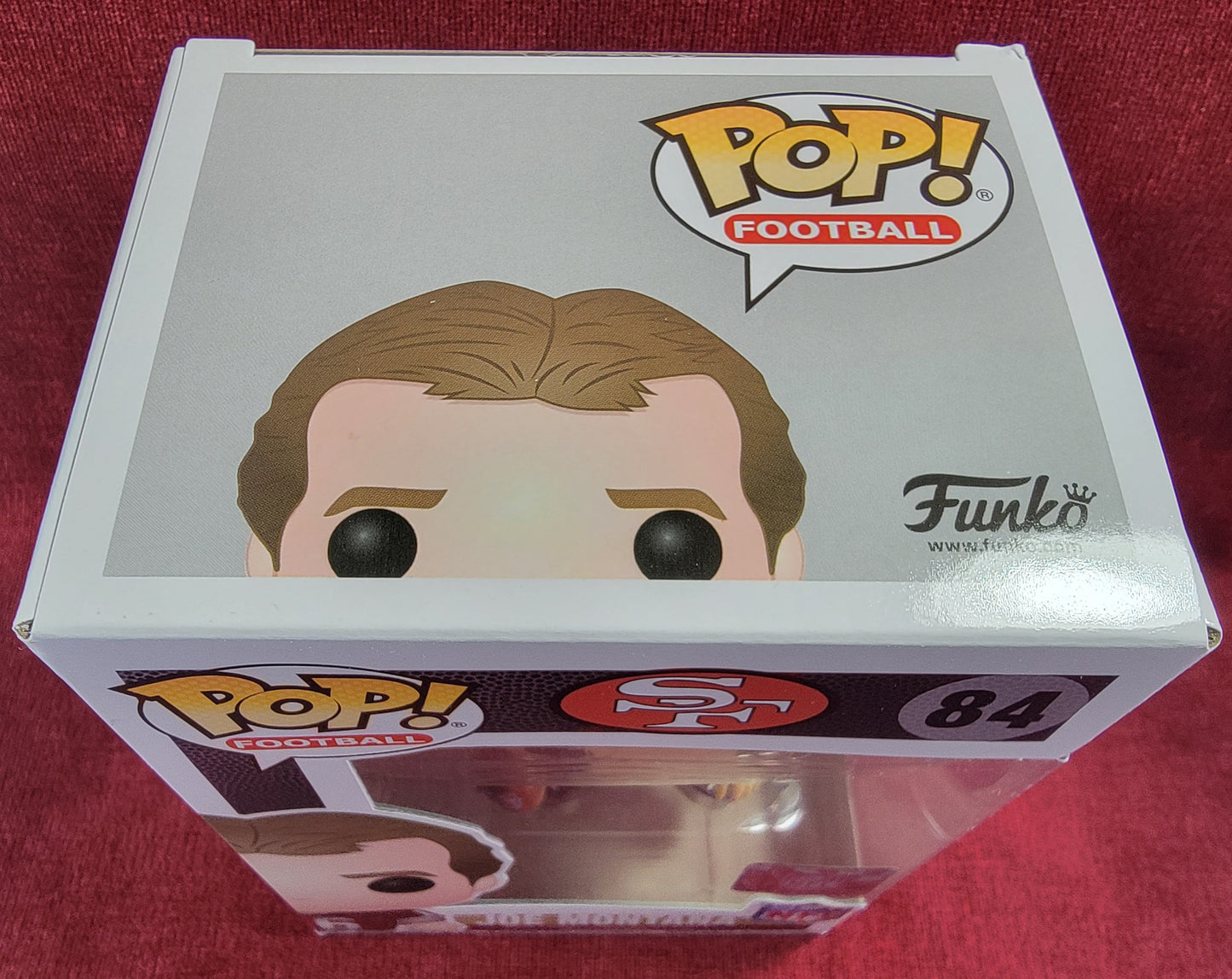 Joe montana funko # 84 (nib)
With pop protector