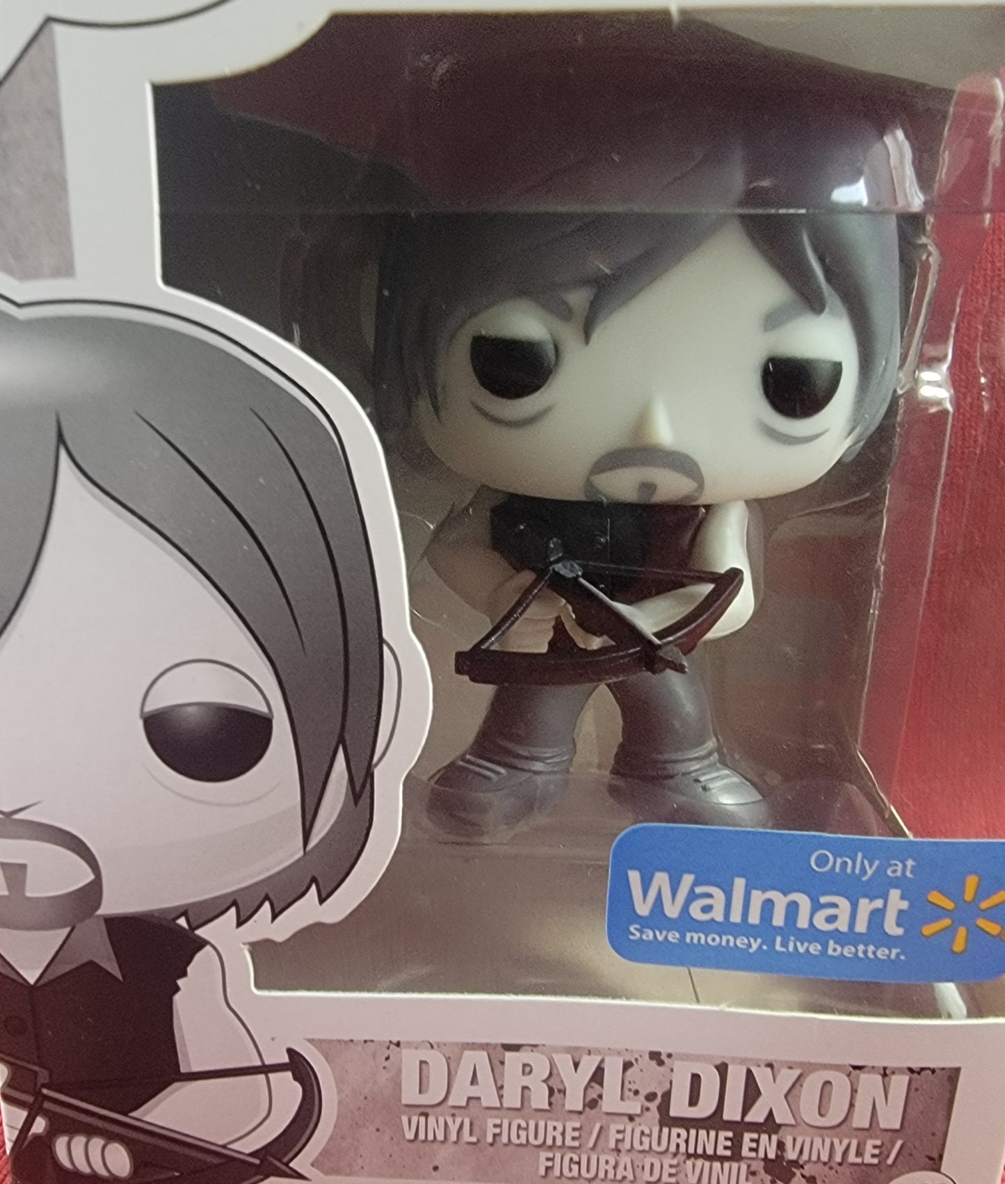 Daryl Dixon Wal-Mart exclusive funko # 145 (nib)
With pop protector