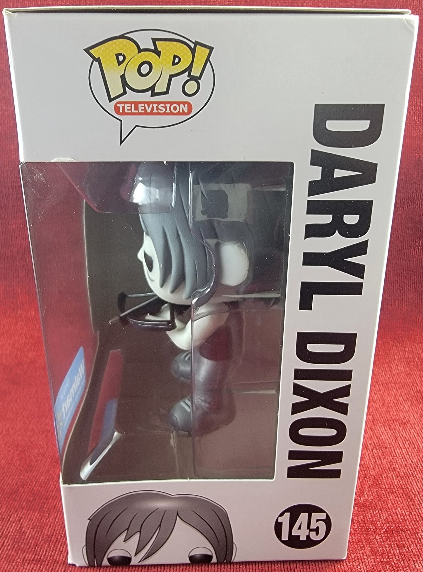 Daryl Dixon Wal-Mart exclusive funko # 145 (nib)
With pop protector