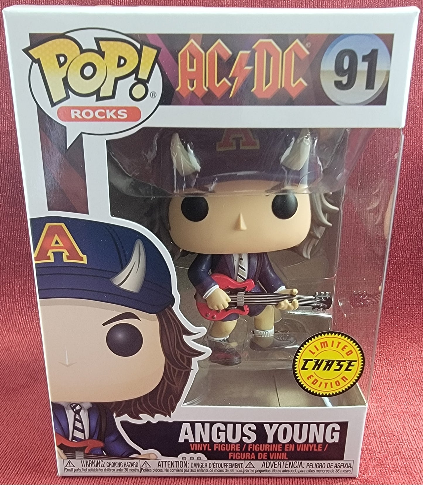 Angus Young Chase funko # 91 (nib)
With pop protector