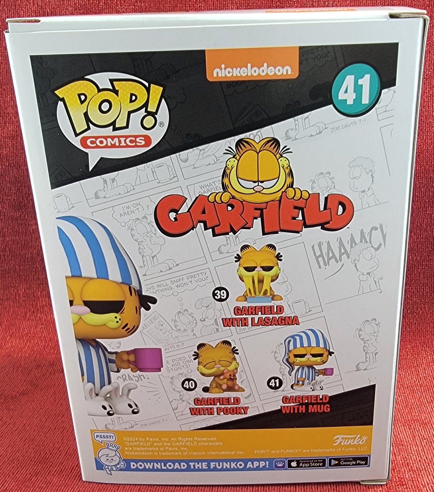 Garfield with mug funko # 41 (nib)
With pop protector