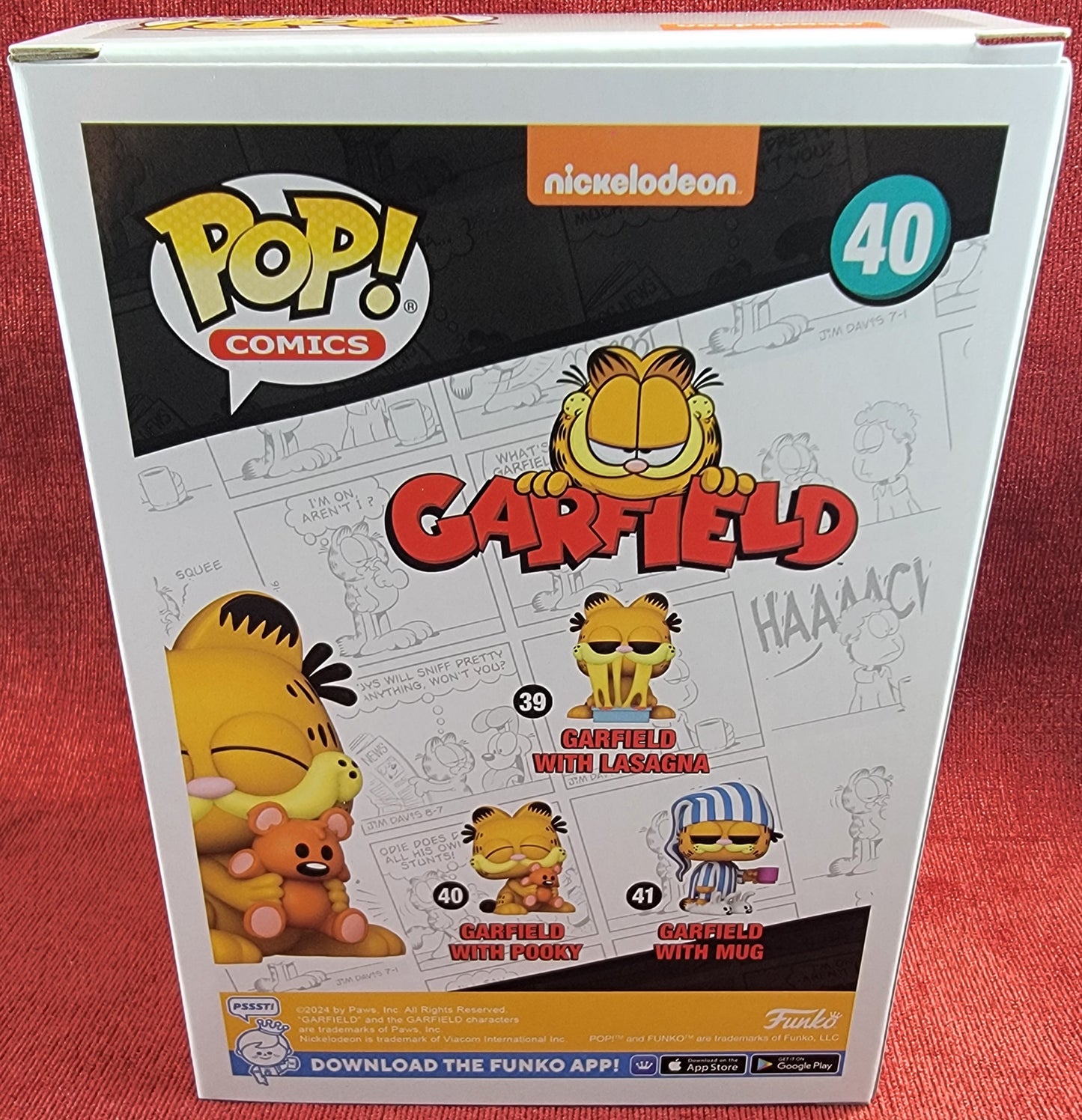 Garfield with pooky funko # 40 (nib)
With pop protector