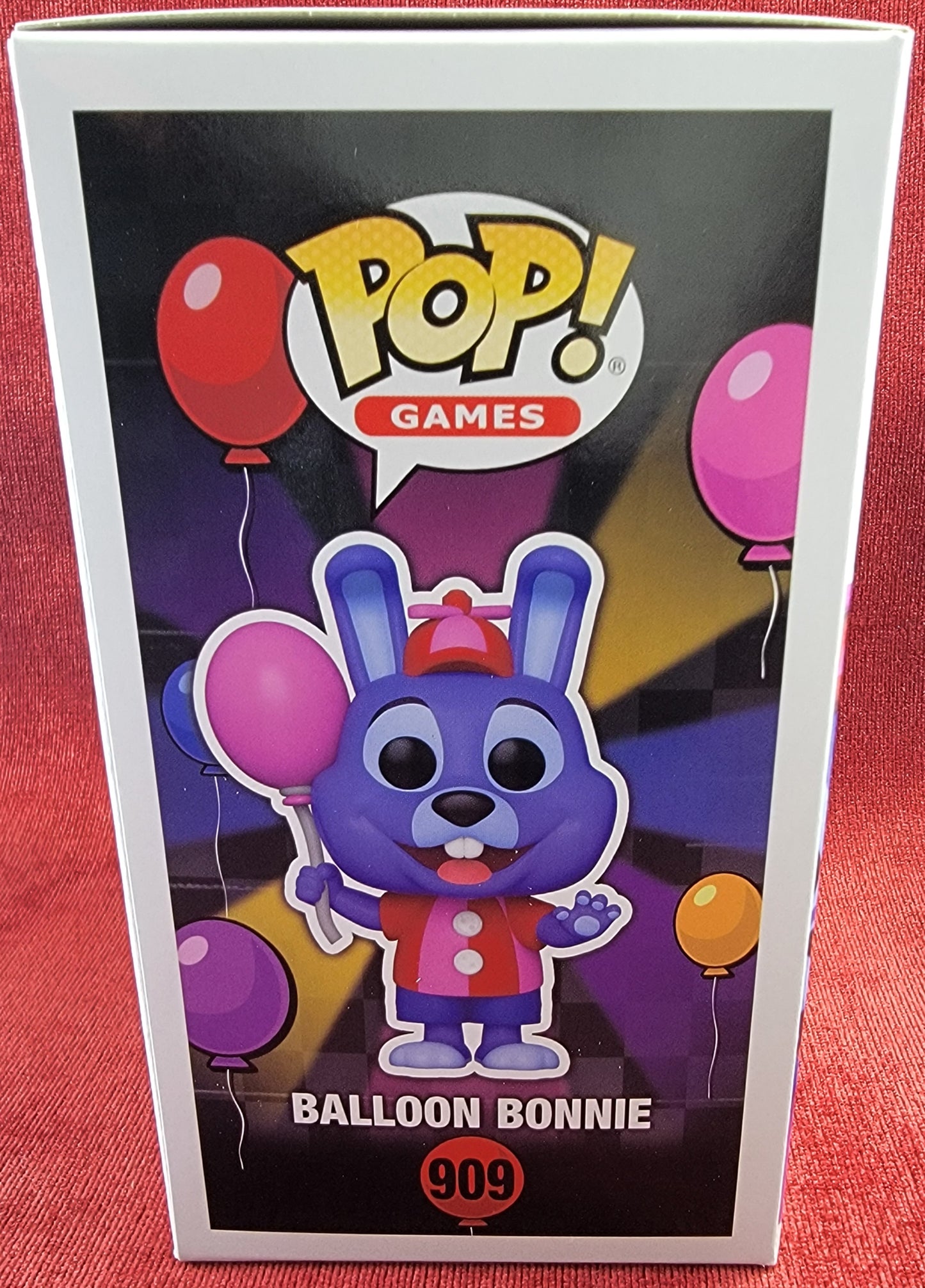 Balloon Bonnie funko # 909 (nib)
With pop protector