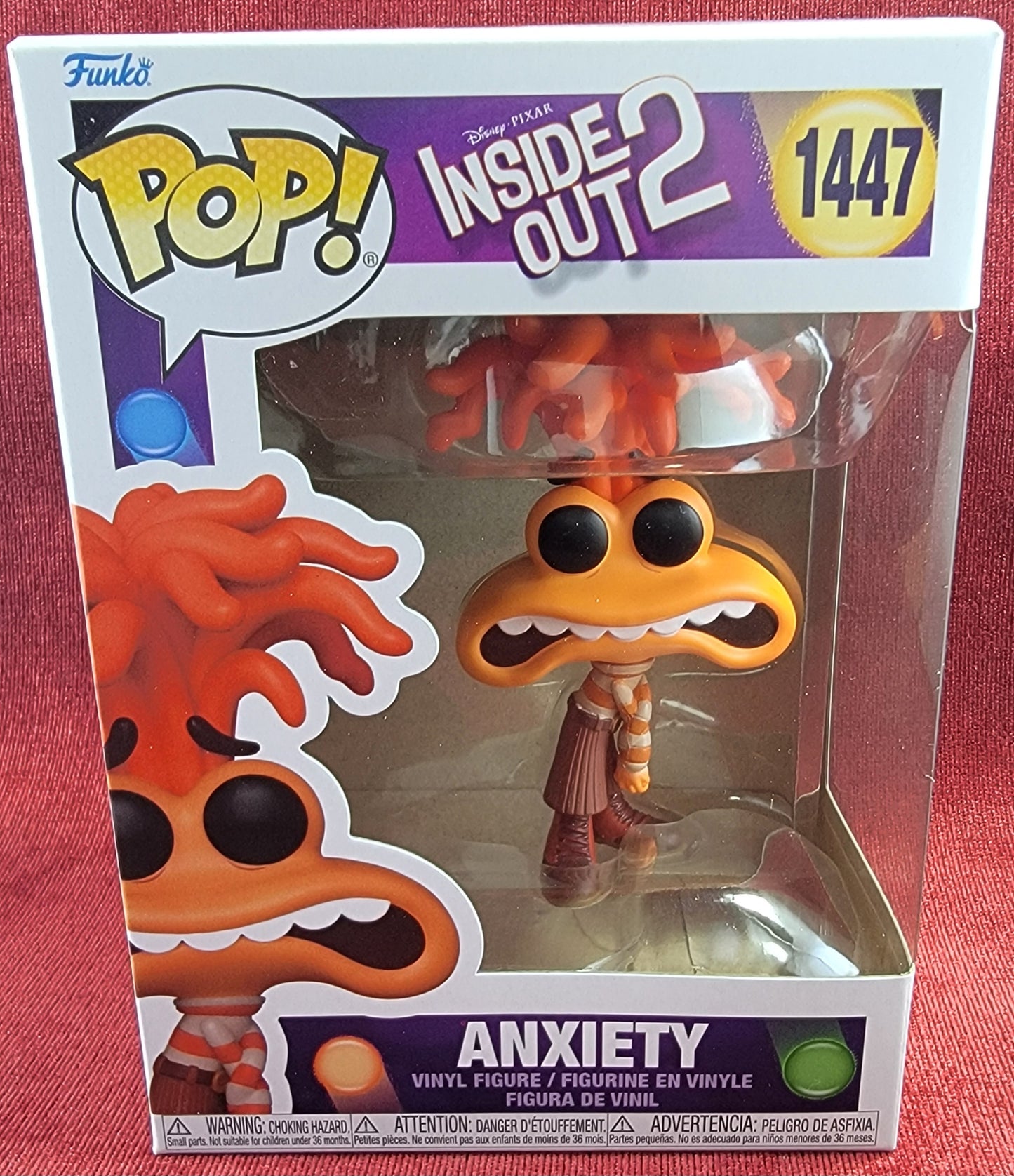 Anxiety funko # 1447 (nib)
With pop protector
