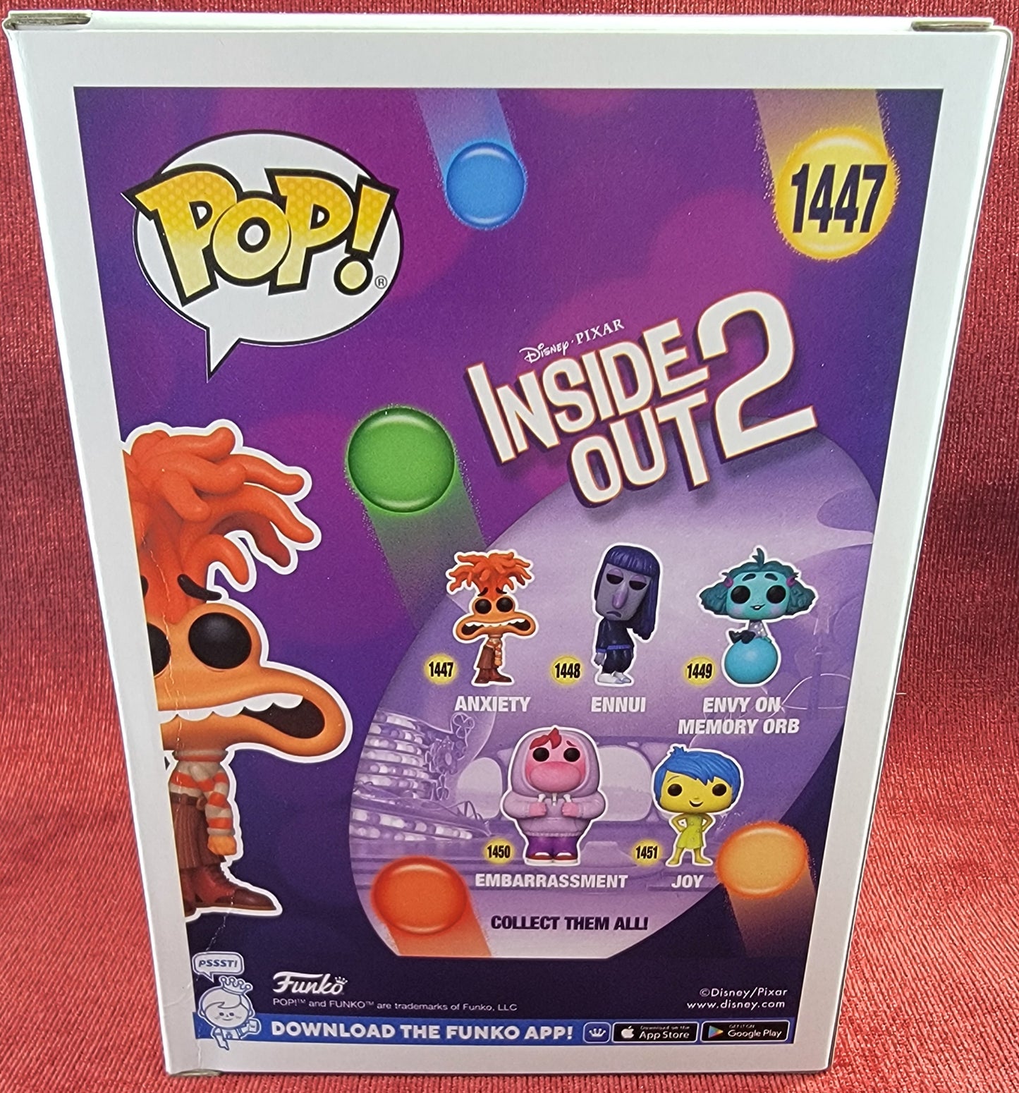 Anxiety funko # 1447 (nib)
With pop protector