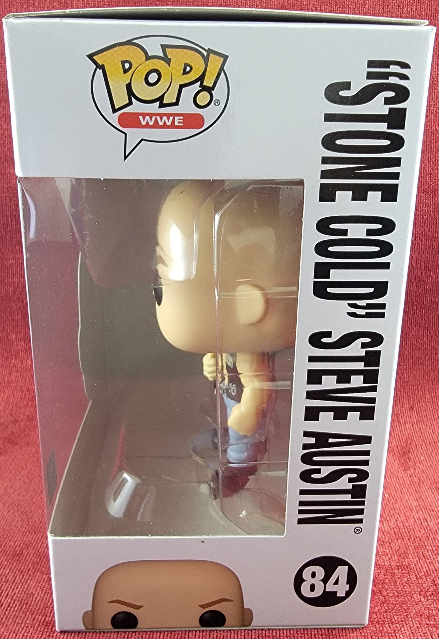 "Stone cold" Steve Austin funko # 84 (nib)
With pop protector
