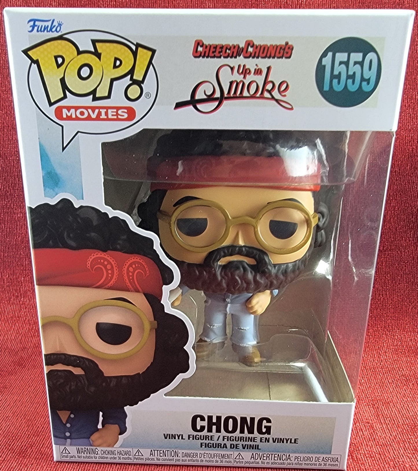 Chong funko # 1559 (nib)
With pop protector