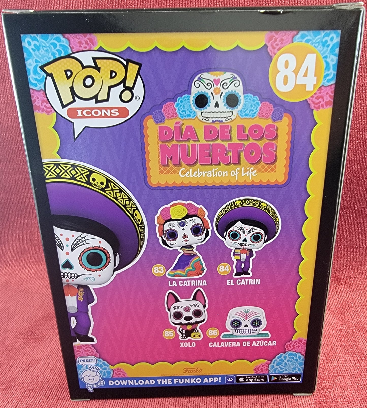 El Catrin funko # 84 (nib)
With pop protector