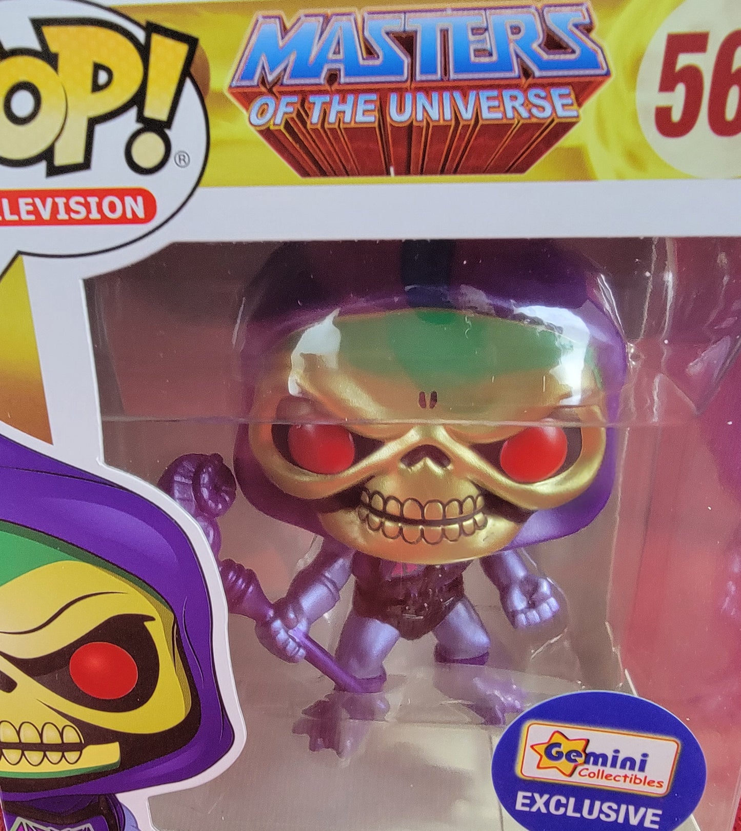 Battle armor skeletor gemini exclusive funko # 563 (nib)
With pop protector