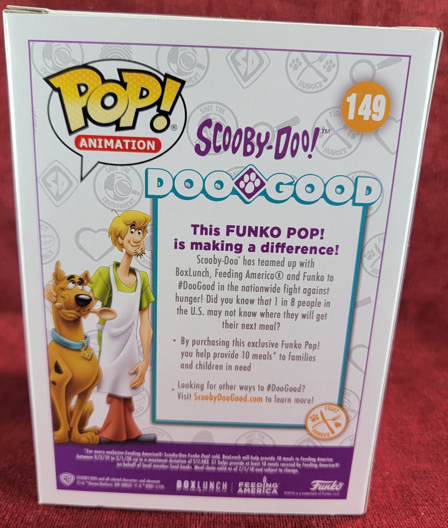 Scooby-Doo boxlunch exclusive funko # 149 (nib)
With pop protector