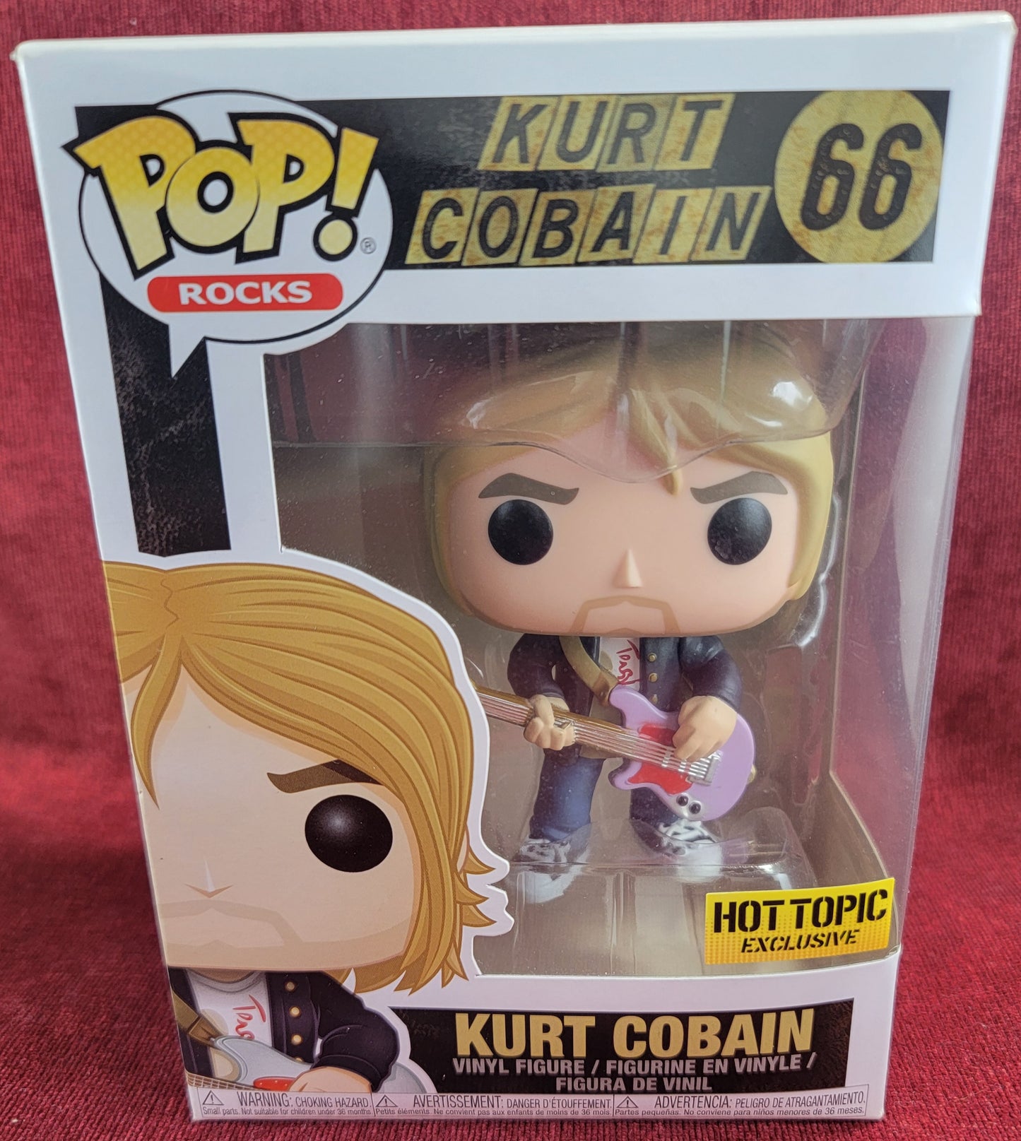 Kurt cobain hot topic exclusive 66 (nib)
