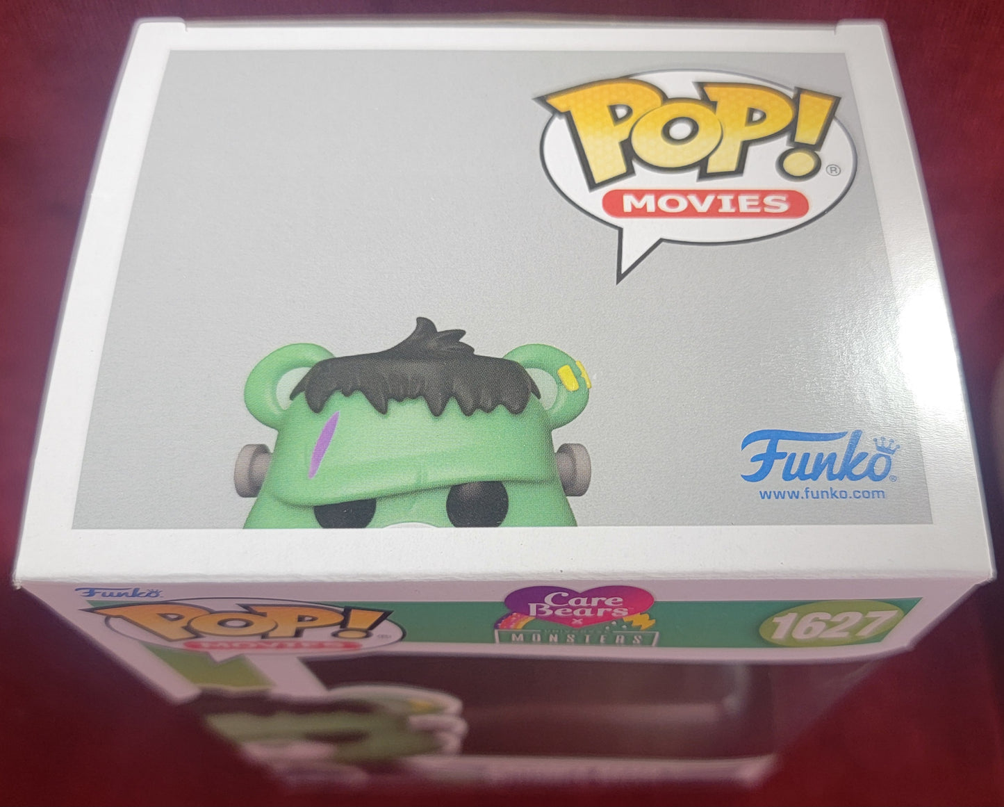 Grumpy bear as frankenstein funko # 1627 (nib)
With pop protector