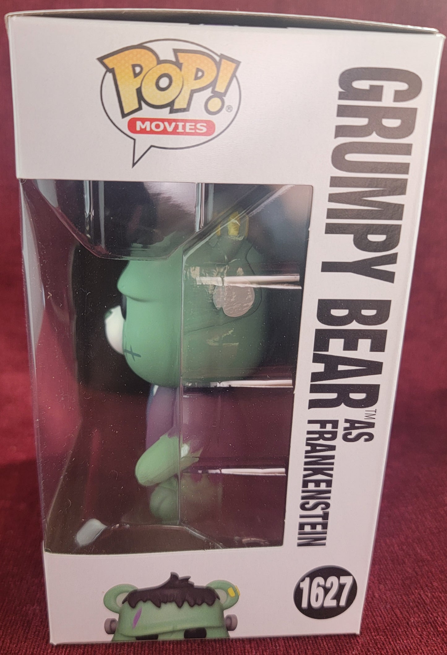 Grumpy bear as frankenstein funko # 1627 (nib)
With pop protector