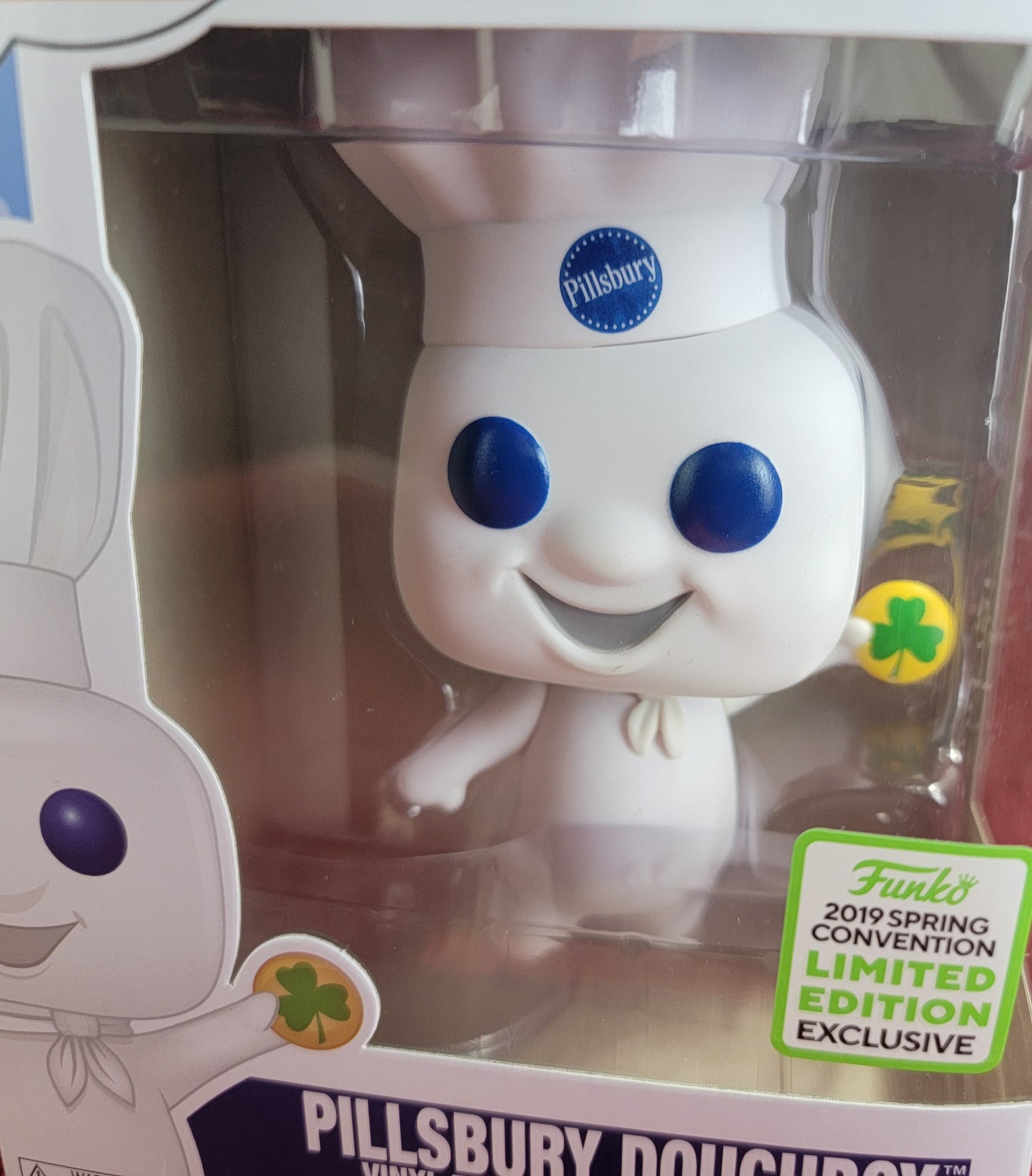 Pillsbury doughboy 2019 spring convention funko # 41 (nib)
With pop protector