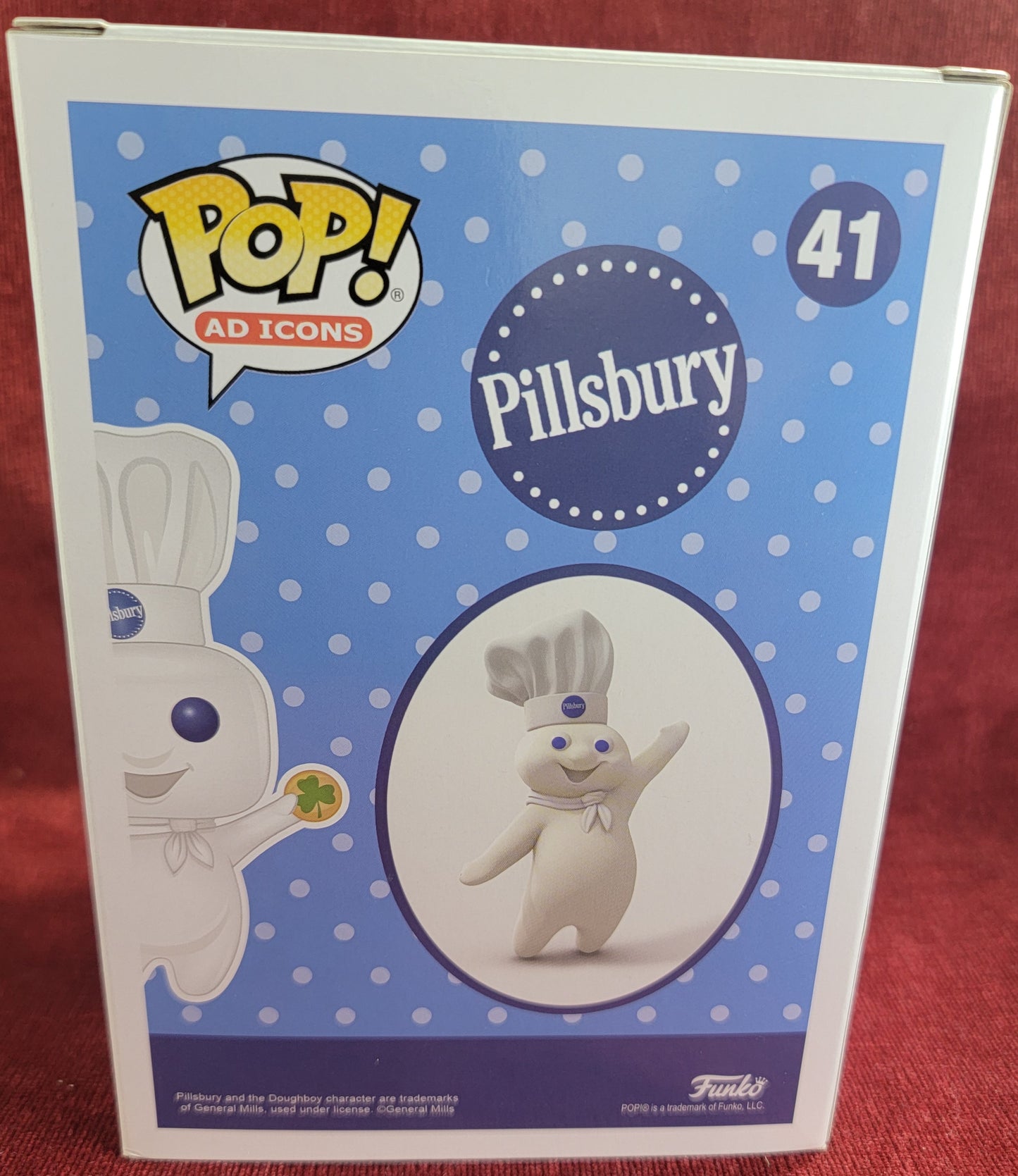 Pillsbury doughboy 2019 spring convention funko # 41 (nib)
With pop protector