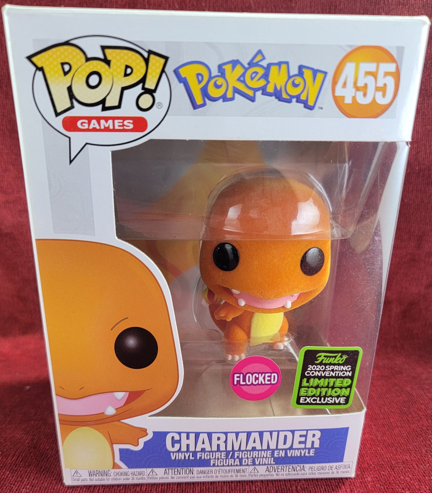 Charmander 2020 spring convention exclusive funko # 455 (nib)
With pop protector