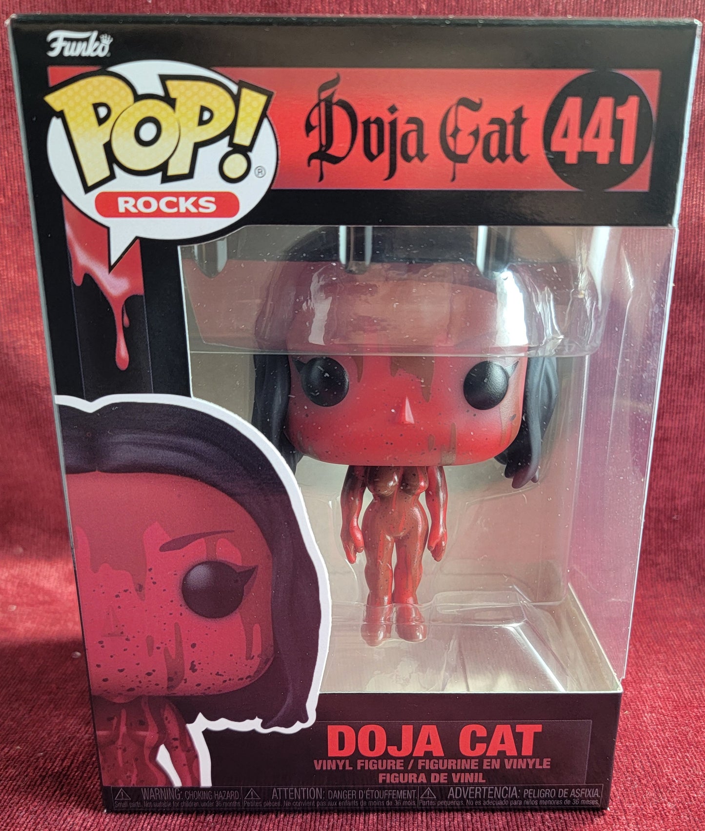 Doja cat funko # 441 (nib)
With pop protector