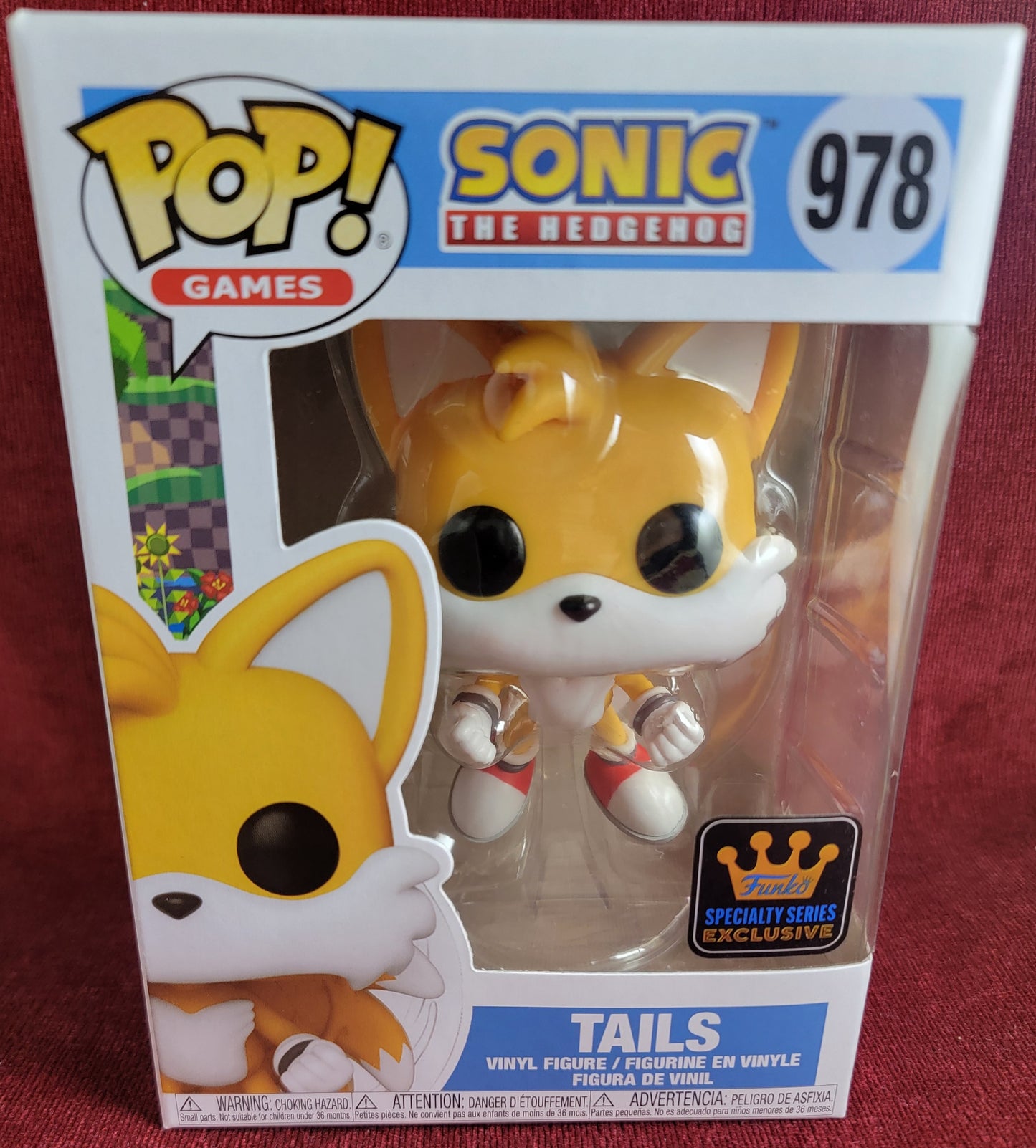 Tails funko # 978 (nib)
With pop protector