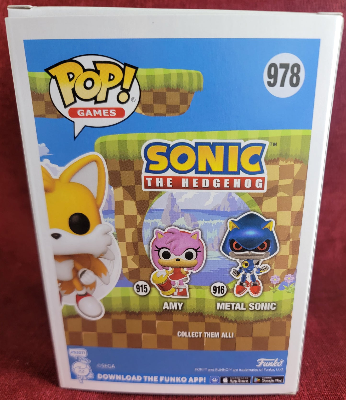 Tails funko # 978 (nib)
With pop protector