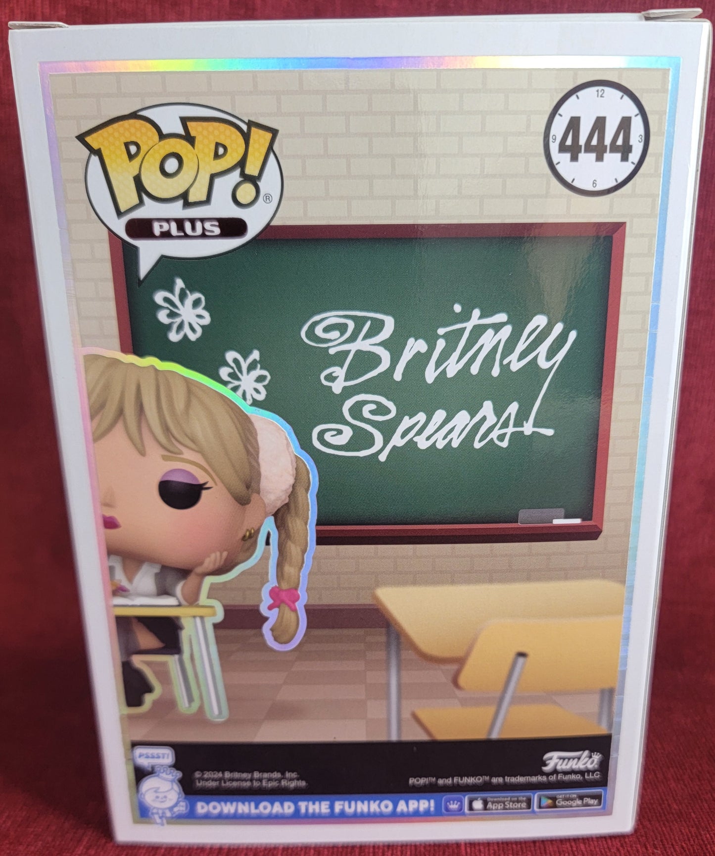 Britney Spears funko # 444 (nib)
With pop protector