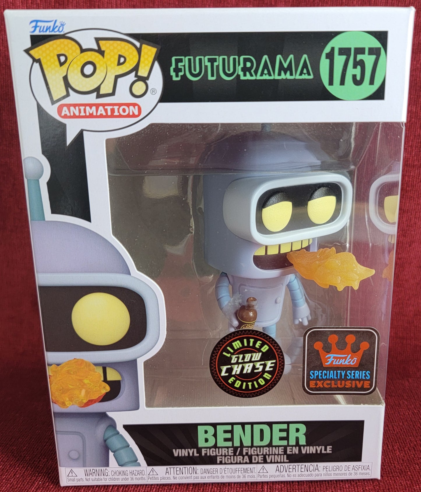 Bender chase specialty series funko # 1757 (nib)
With pop protector