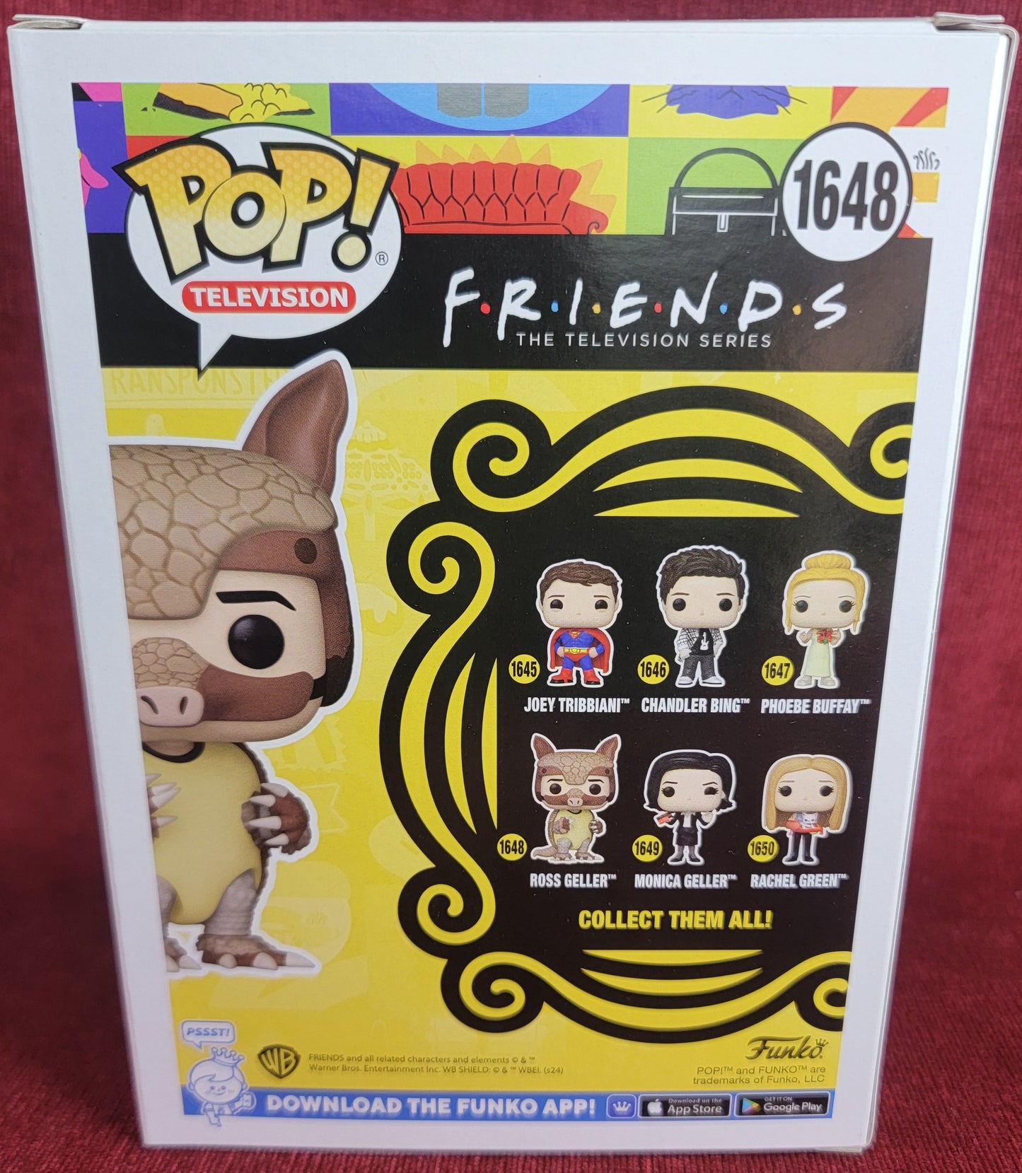 Ross geller funko # 1648 (nib)
With pop protector