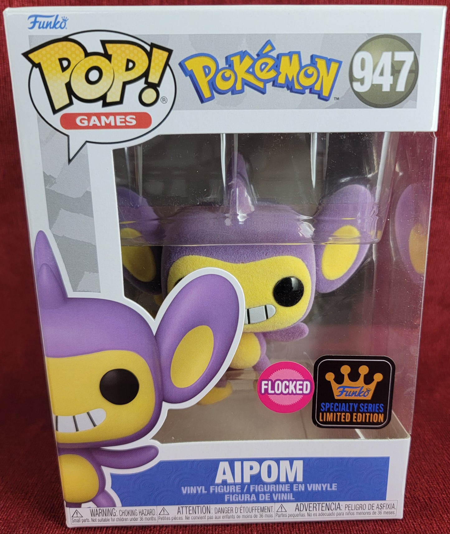 Aipom specialty series funko # 947 (nib)
With pop protector