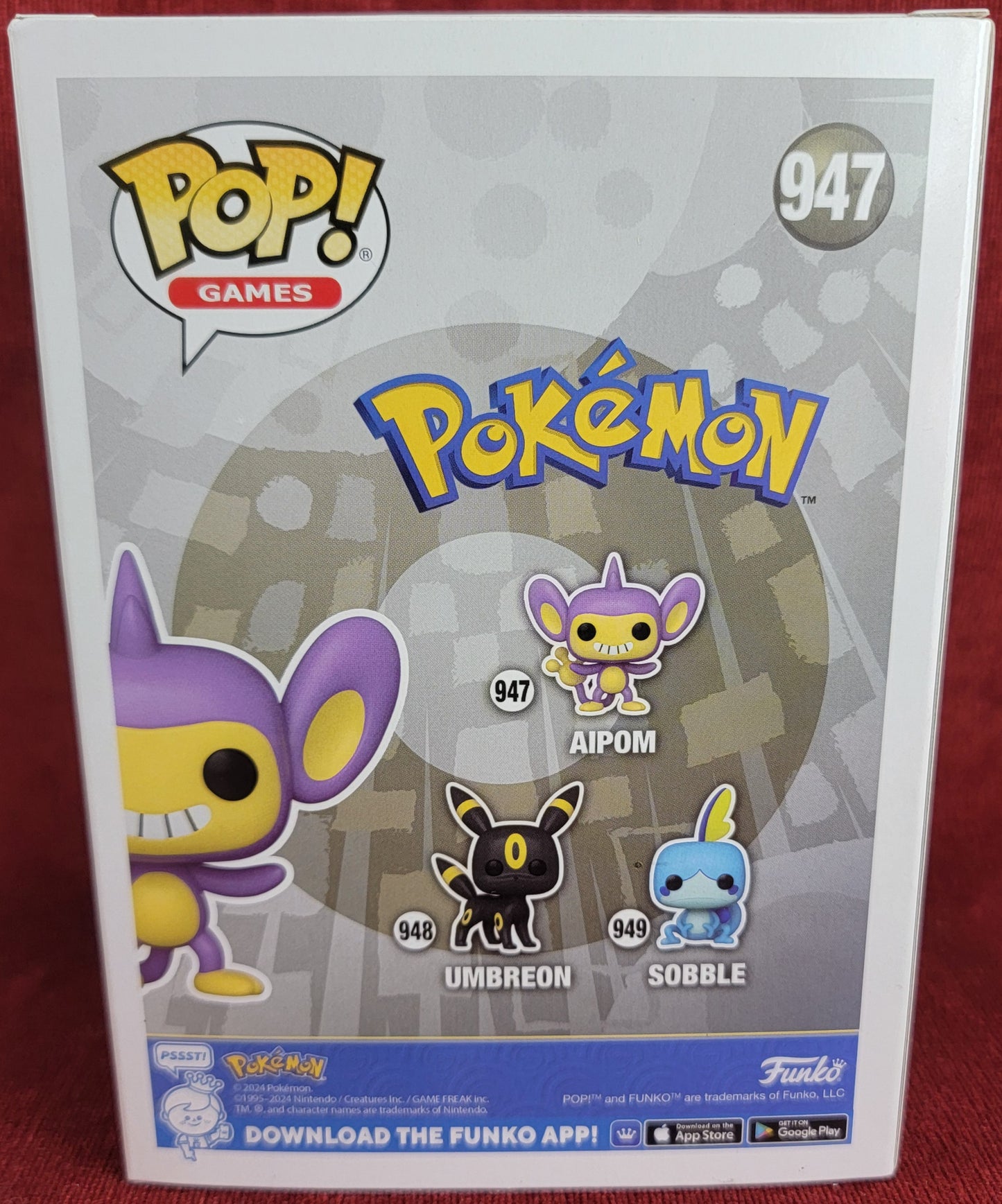 Aipom specialty series funko # 947 (nib)
With pop protector