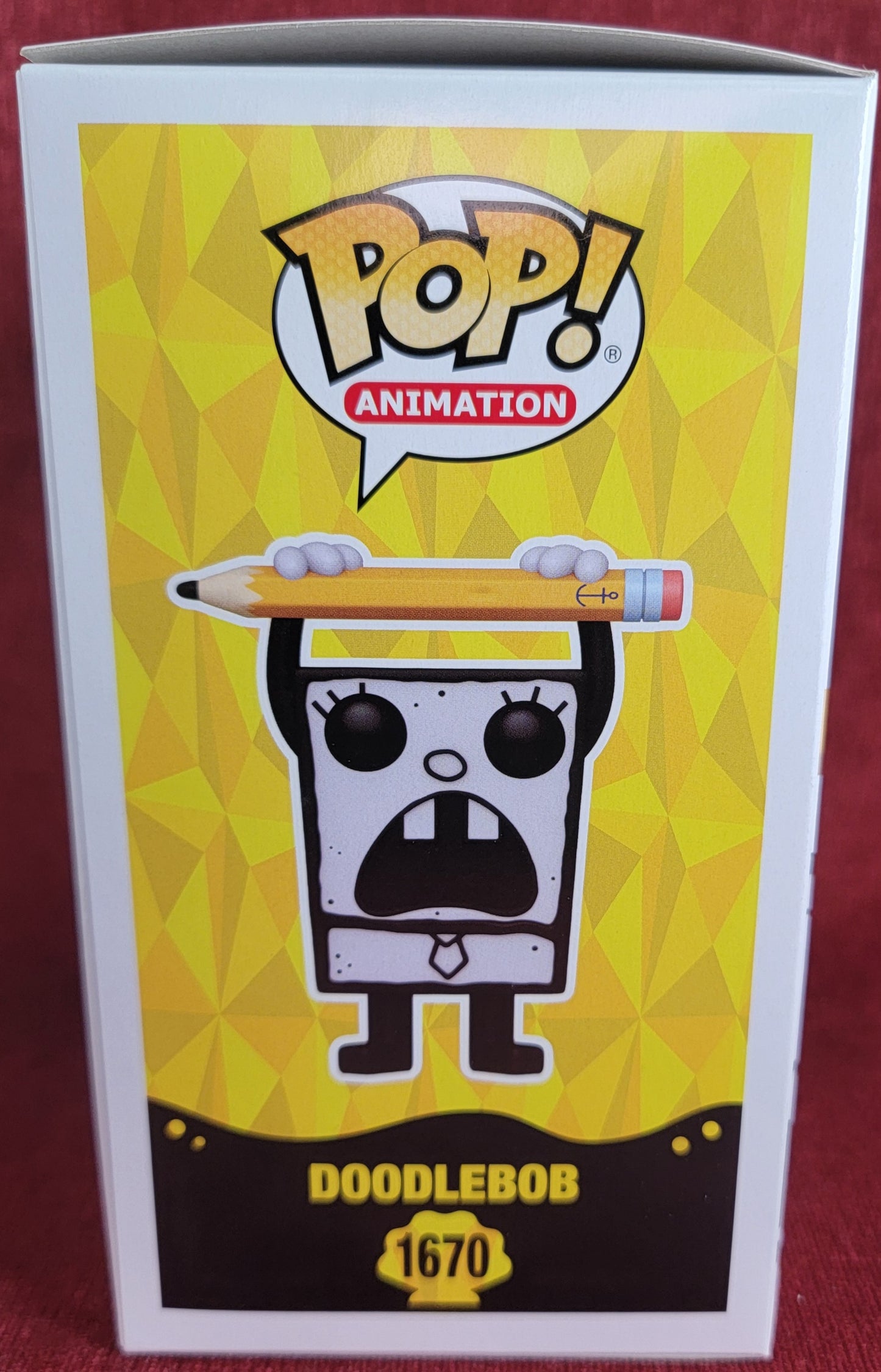 Doodlebob funko # 1670 (nib)
With pop protector