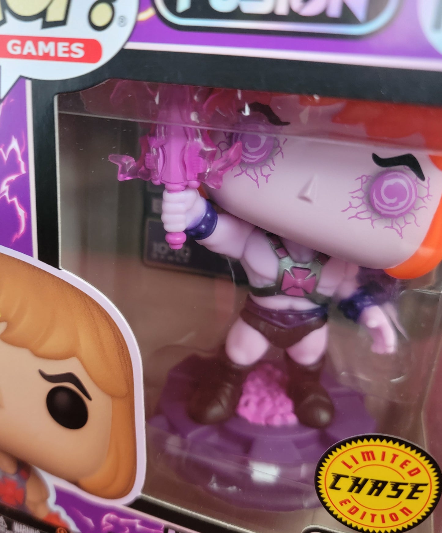 He-man funko fusion chase pop # 1006 (nib)
With pop protector