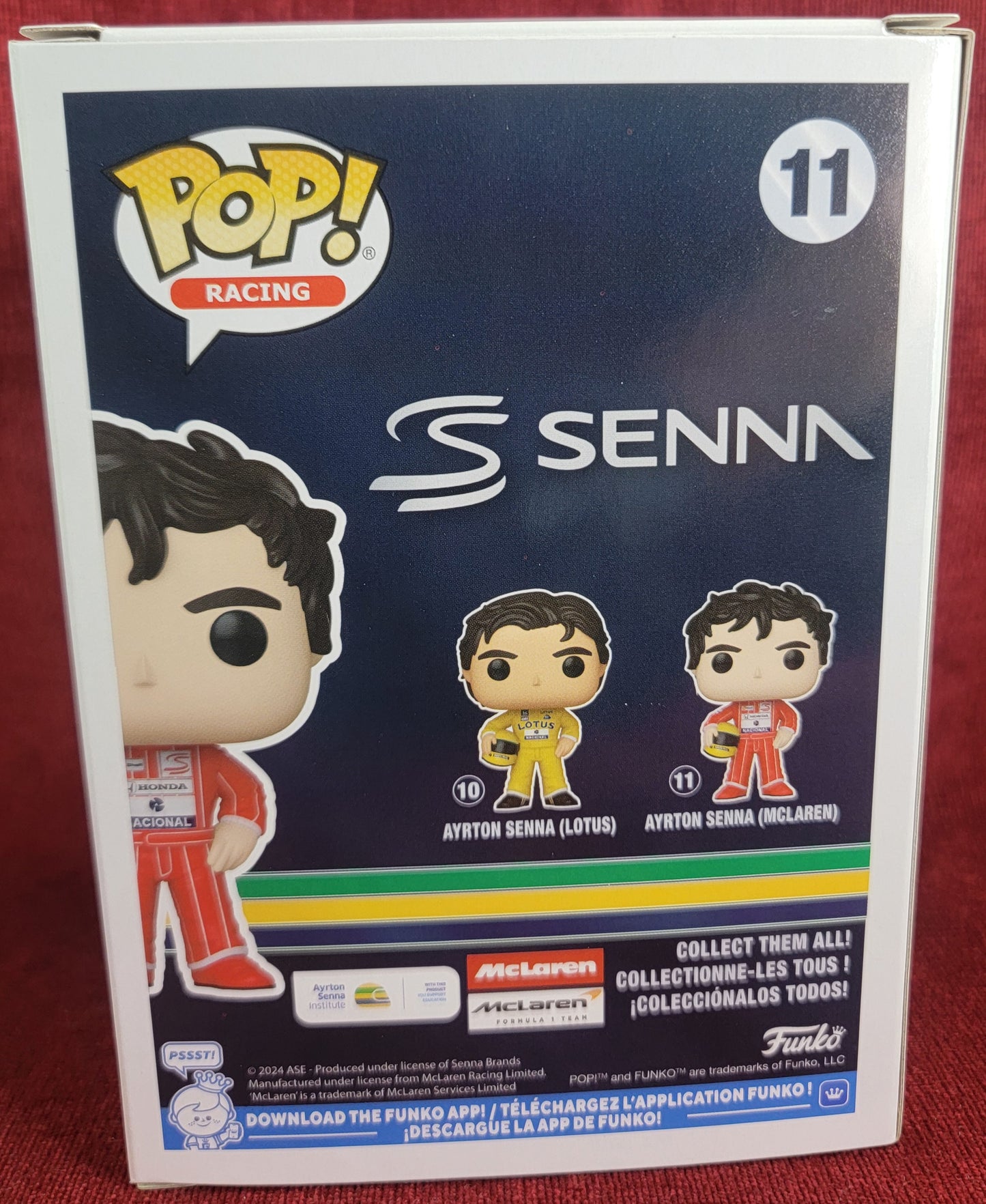 Ayrton Senna funko # 11 (nib) With pop protector