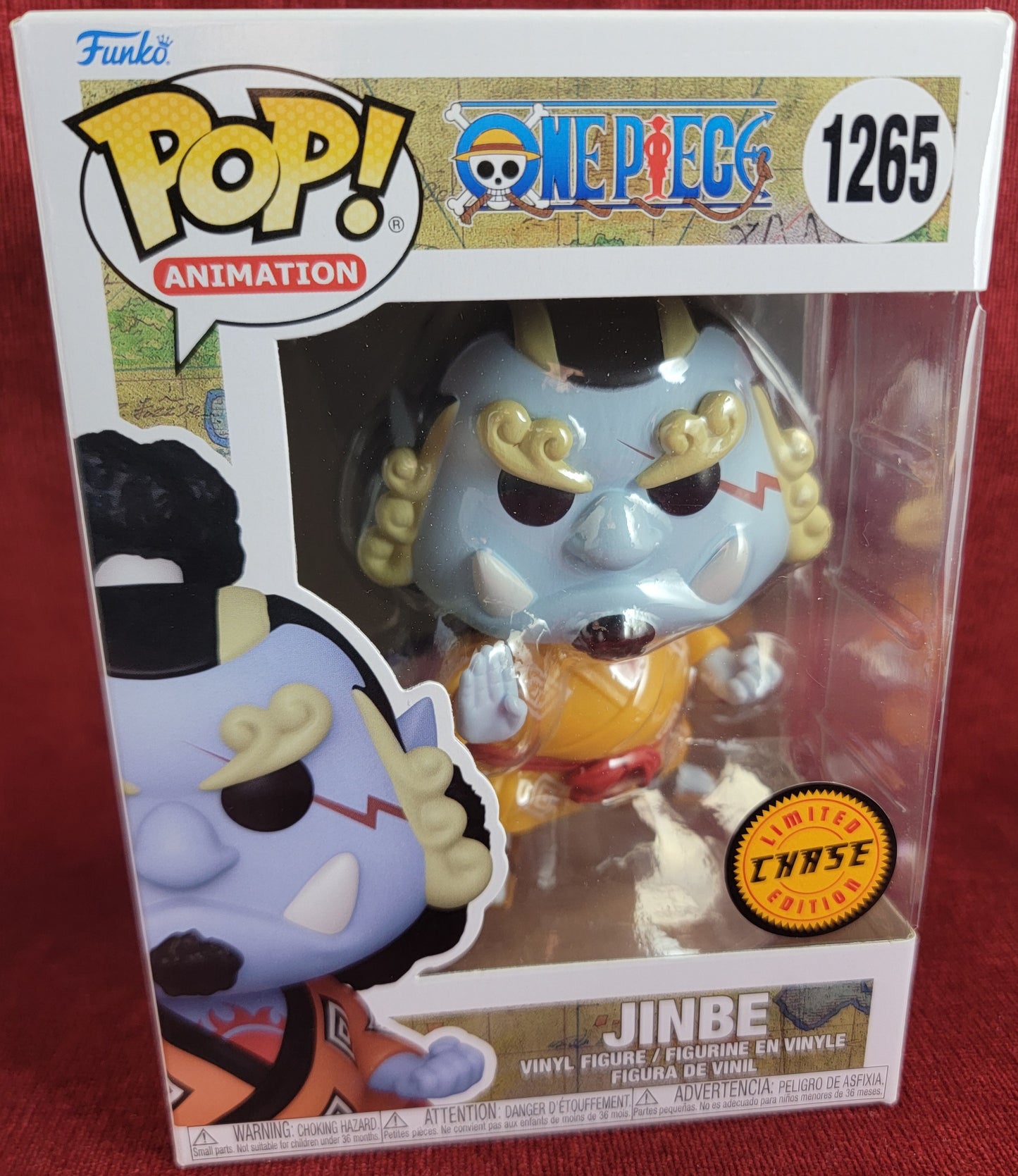 Jinbe chase exclusive funko # 1265 (nib) with pop protector