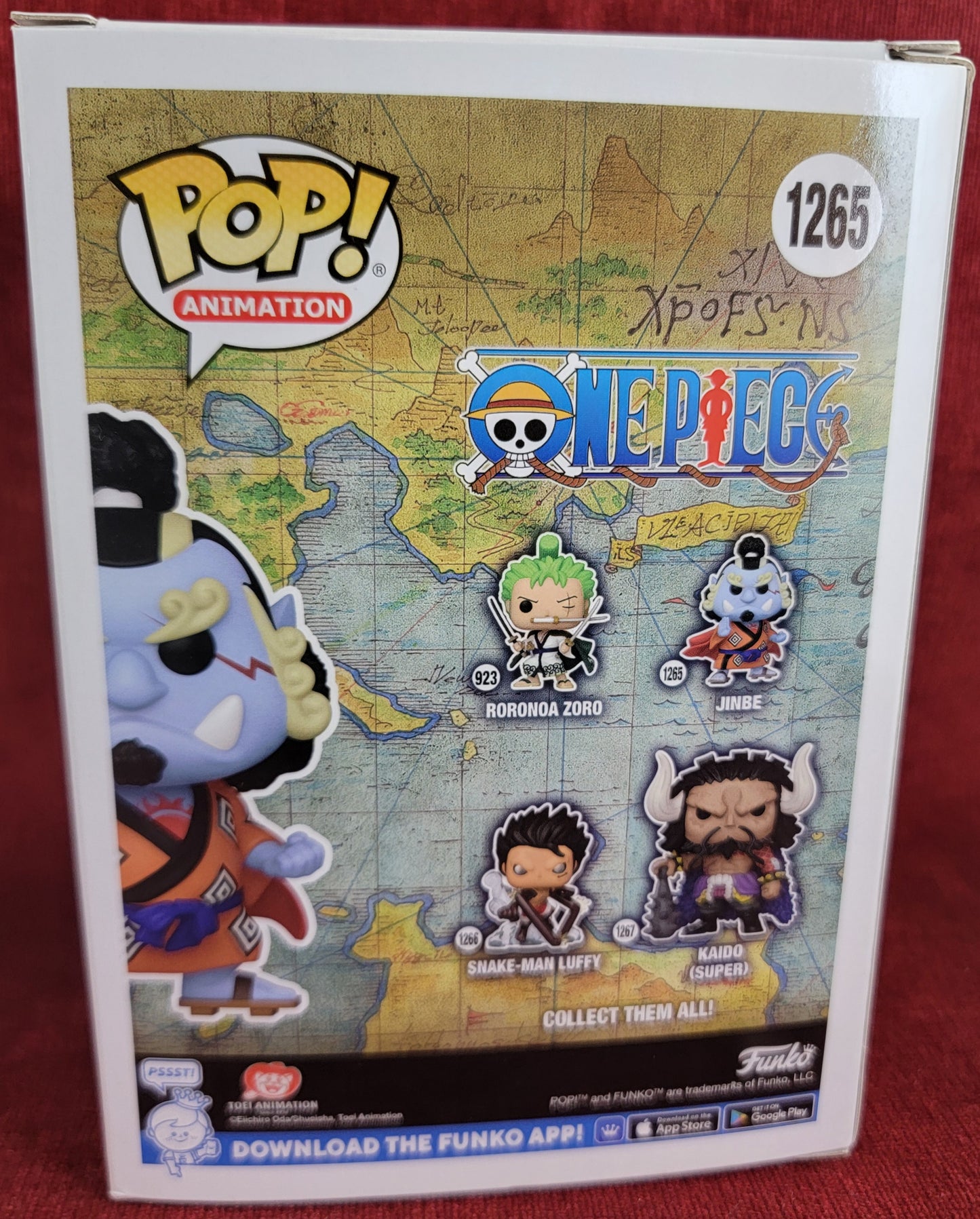 Jinbe chase exclusive funko # 1265 (nib) with pop protector