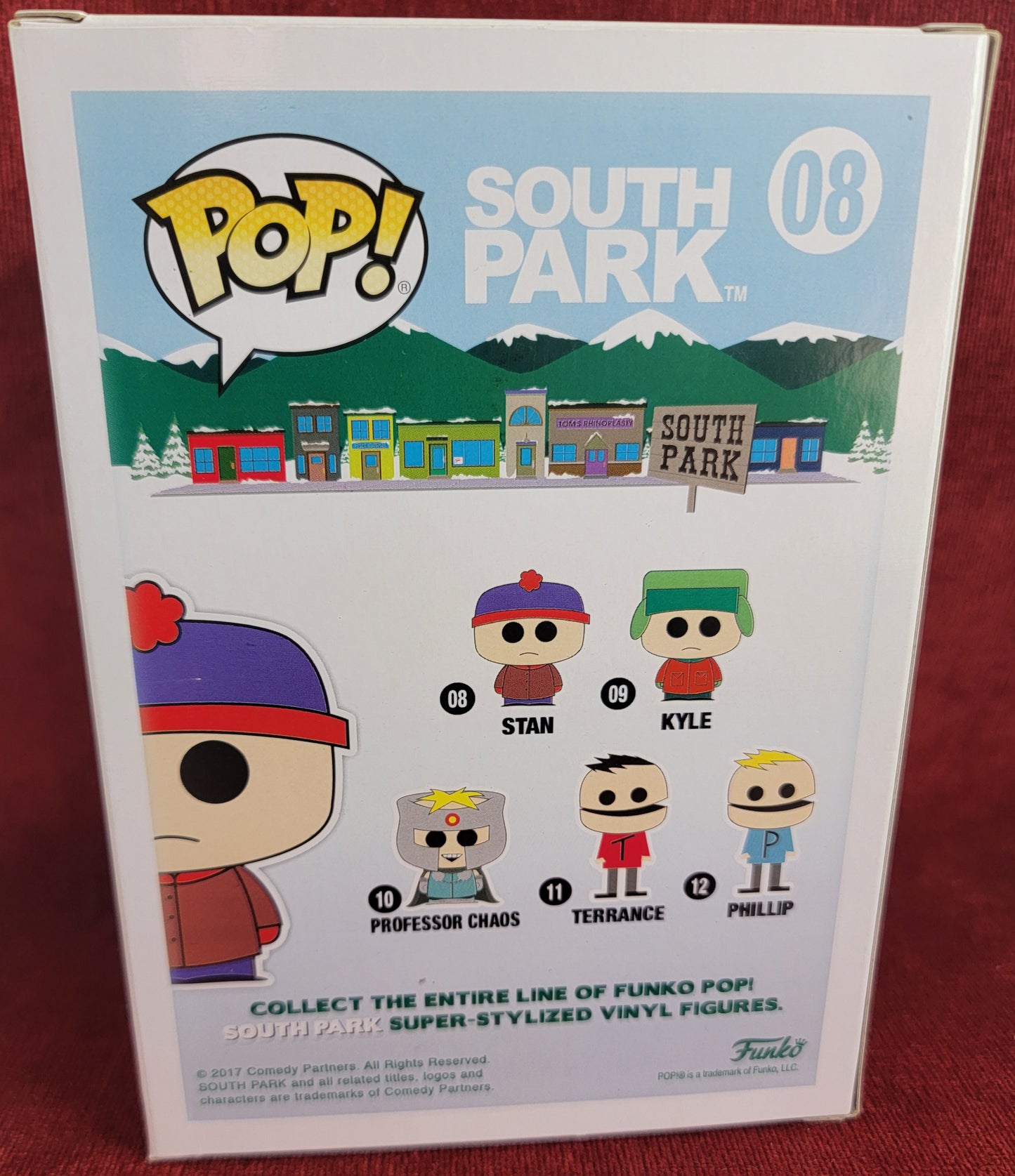 Stan funko # 08 funko (nib) With pop protector