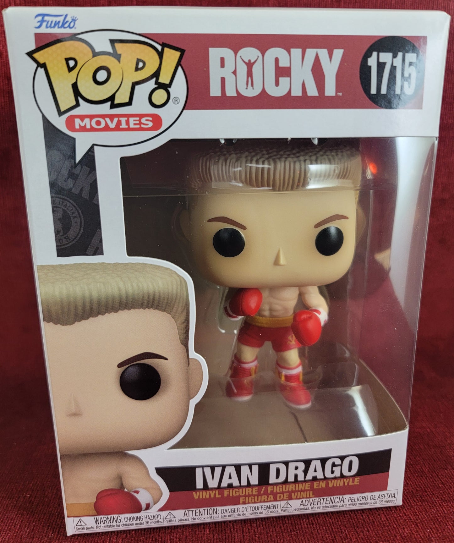 Ivan drago funko # 1715 (nib) With pop protector