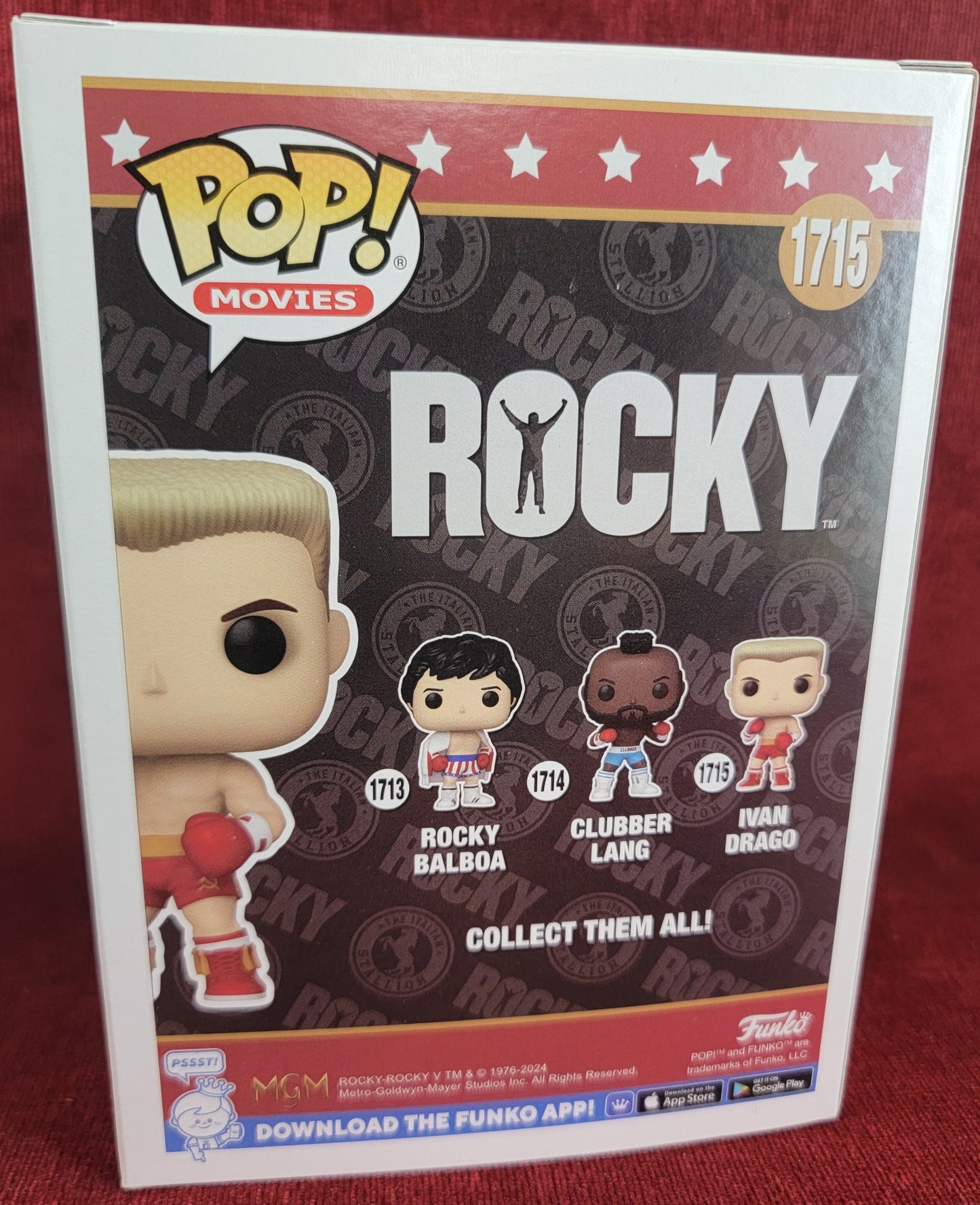 Ivan drago funko # 1715 (nib) With pop protector