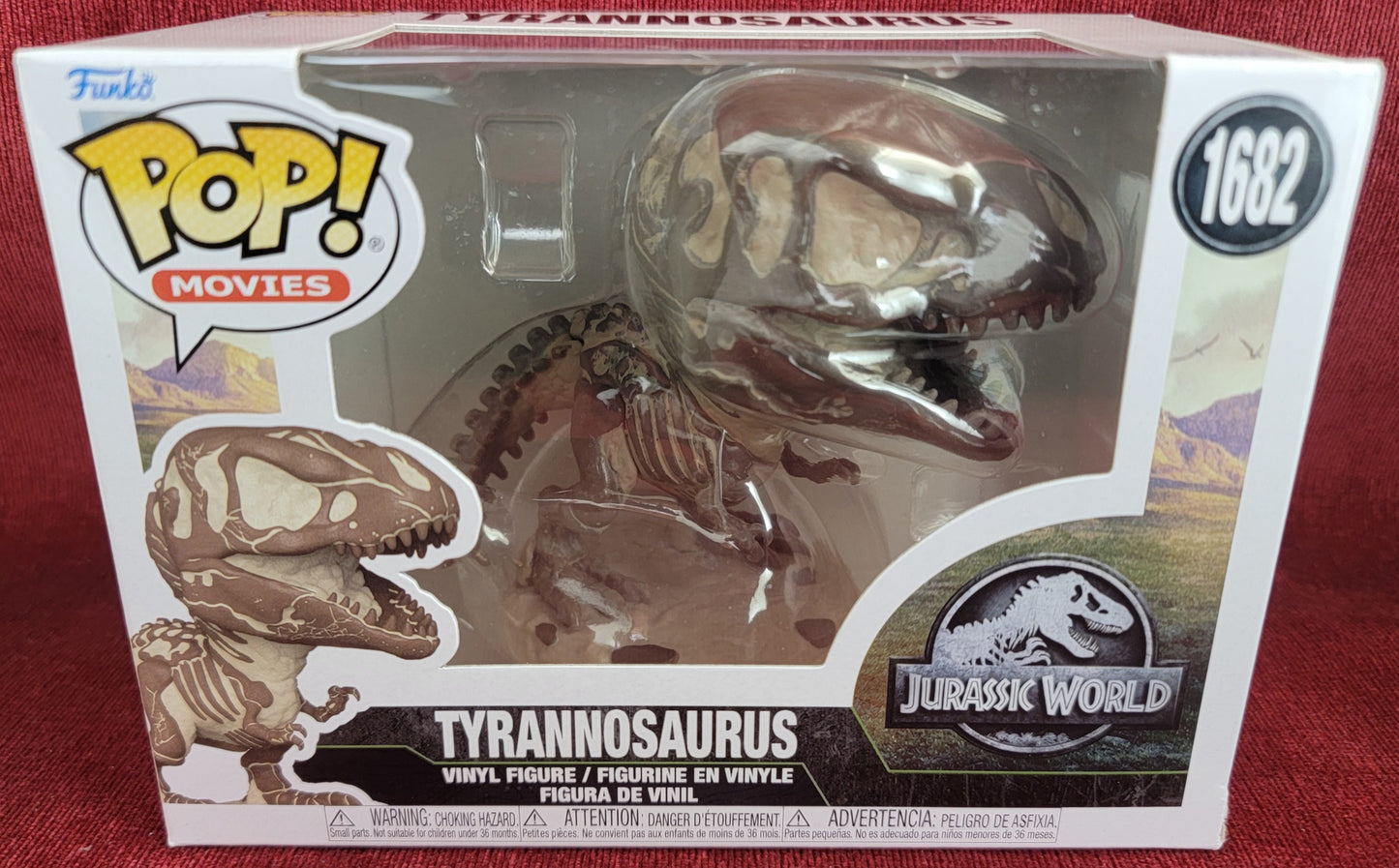 Tyrannosaurus funko # 1682 (nib) With pop protector