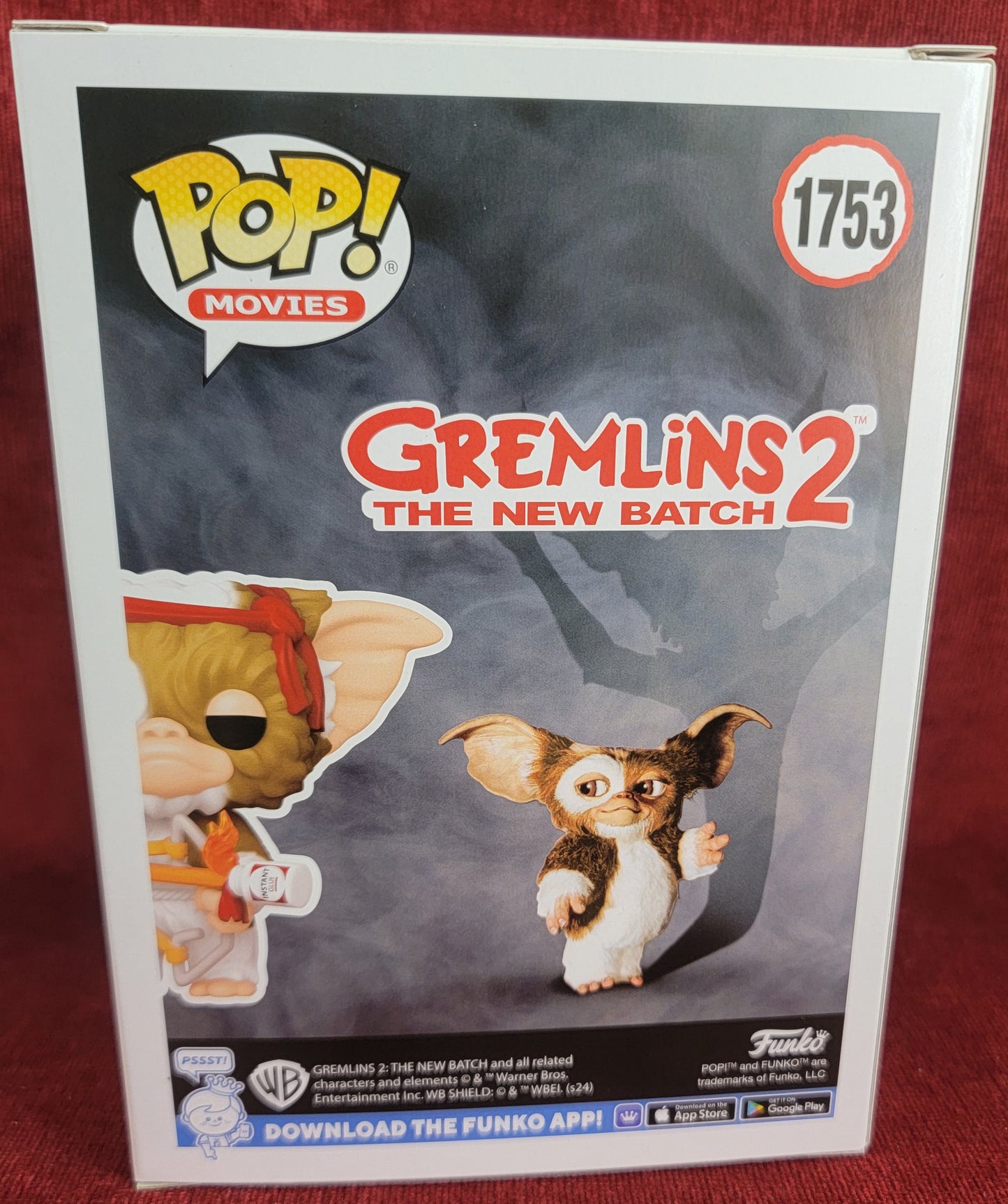 Gizmo with bow funko # 1753 (nib)
