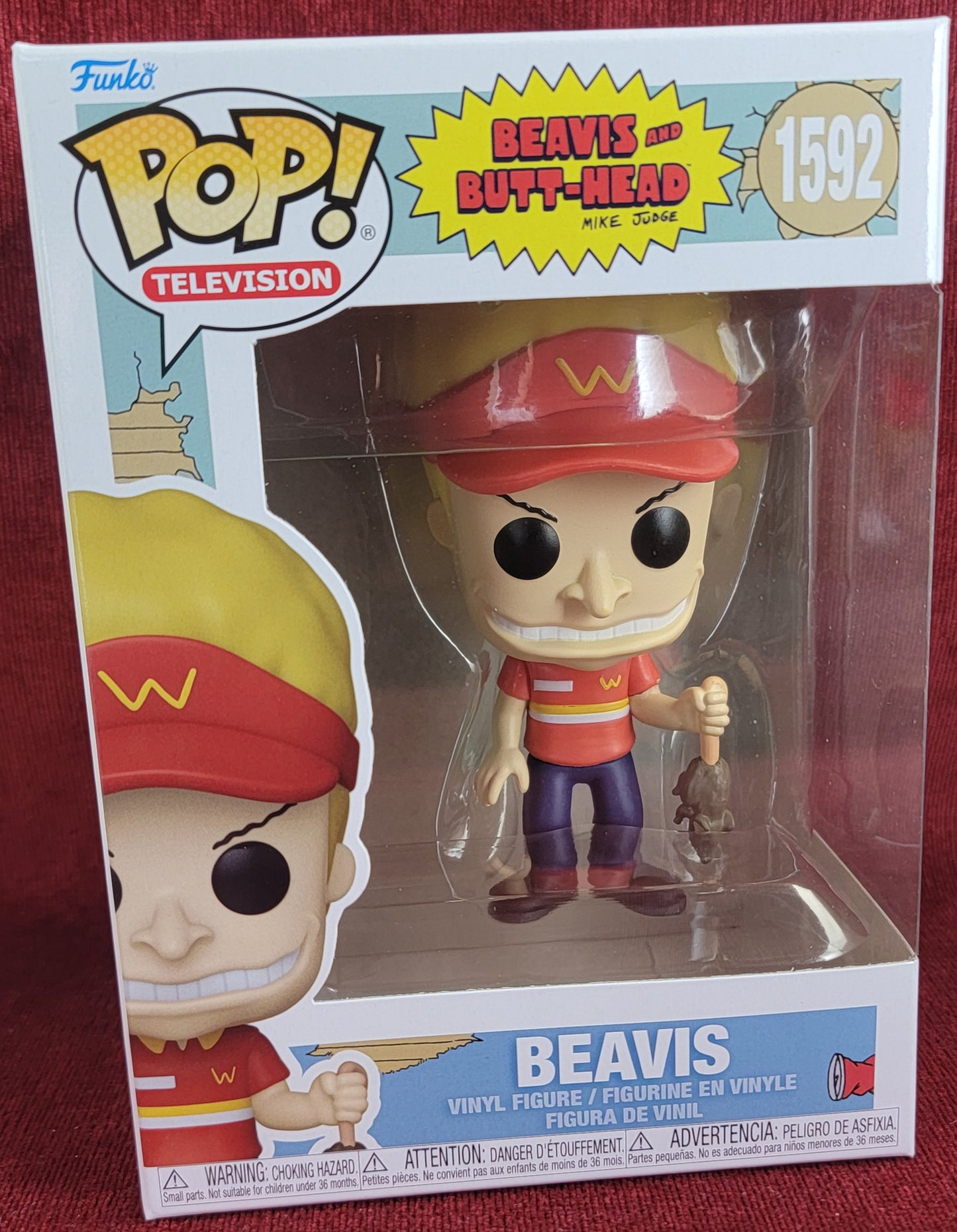 Beavis funko # 1592 (nib)
With pop protector
