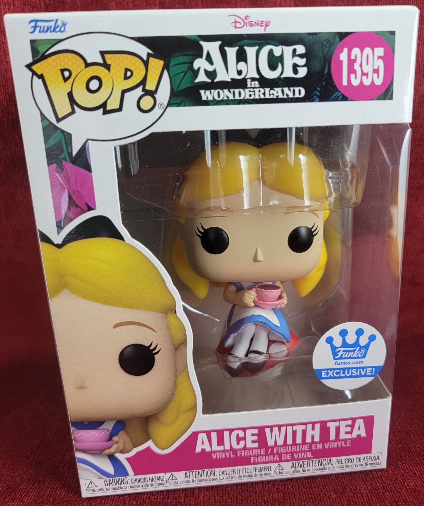 Alice with tea funko exclusive # 1395 (nib) With pop protector